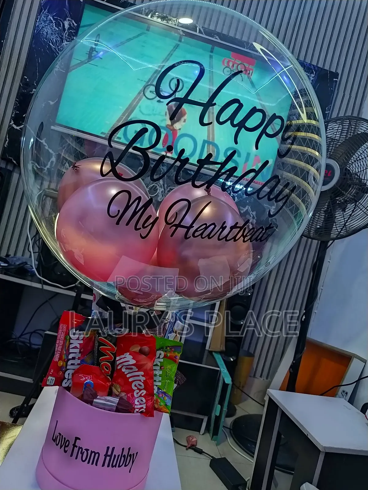 Hot Air Balloon for a Pink Lady