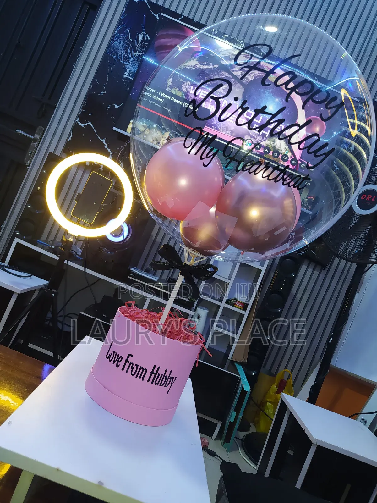 Empty Hot Air Balloon Treat Box