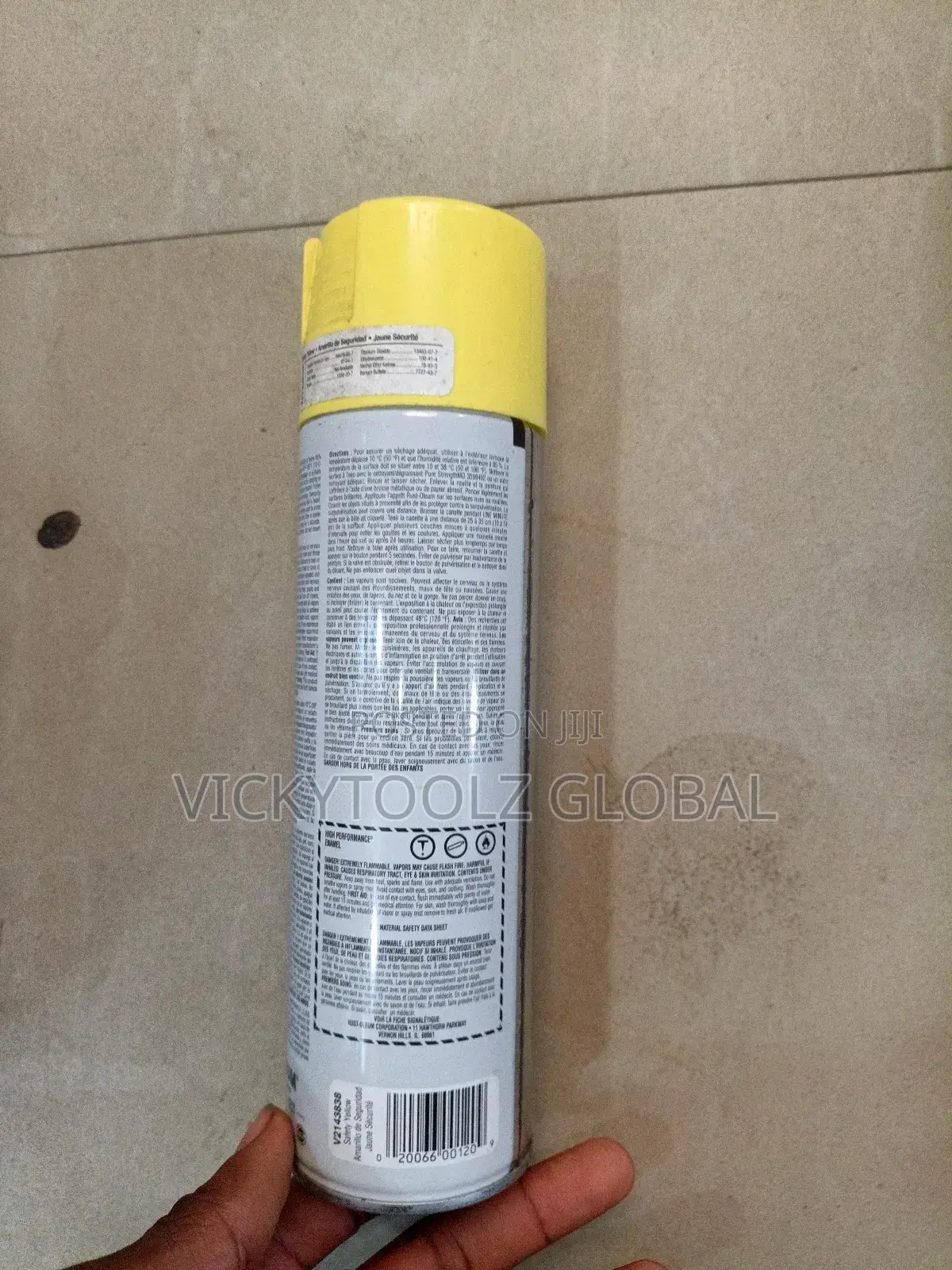 Rust Oleum Enamel Industrial Spray Paint Yellow