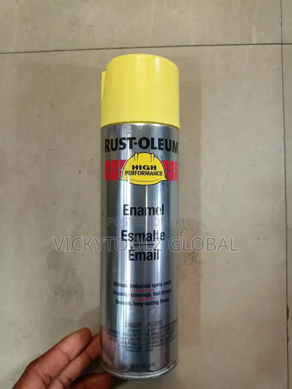 Rust Oleum Enamel Industrial Spray Paint Yellow