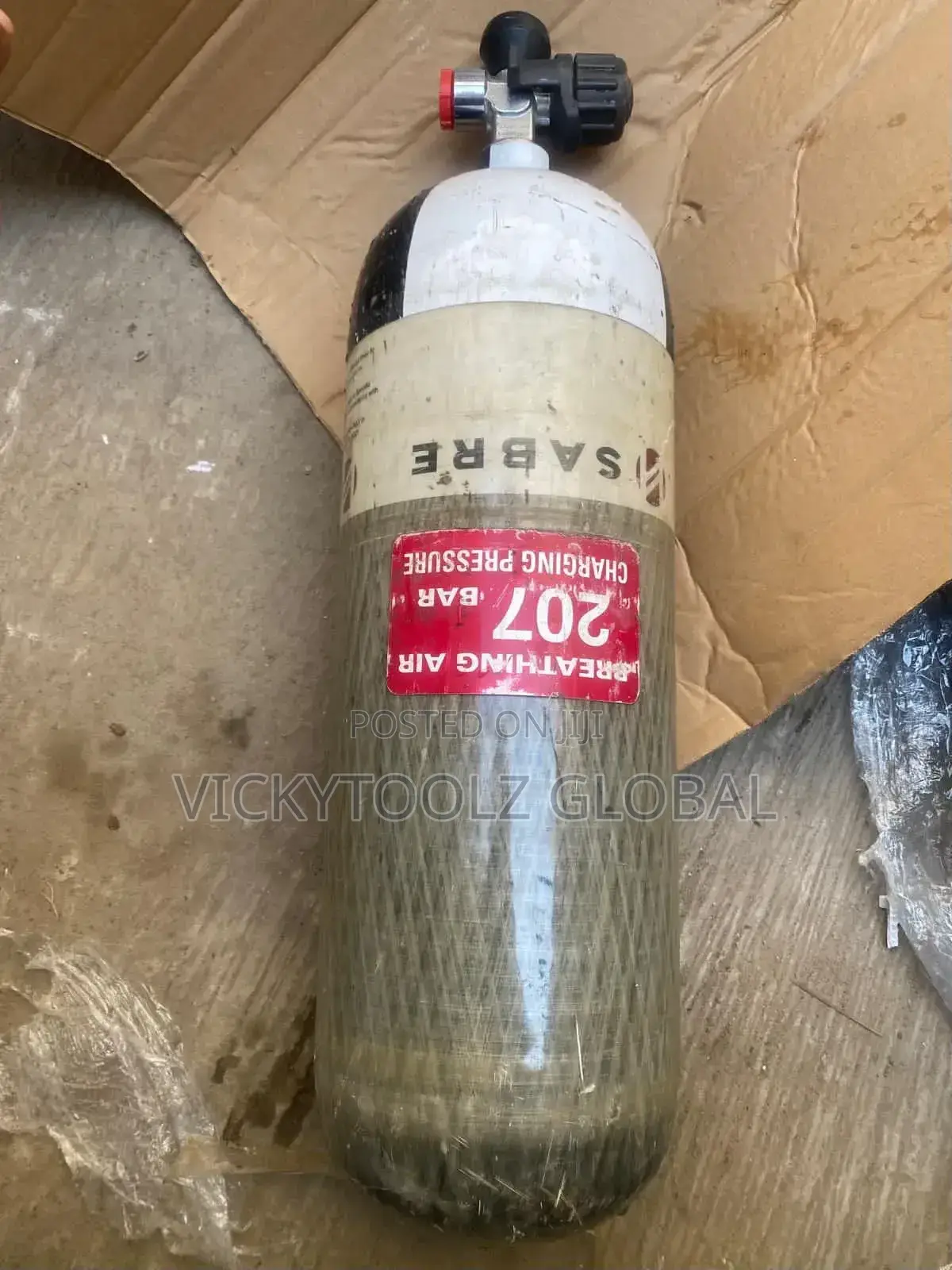 Sabre Breathing Air Apparatus Cylinder (Scba) or Carbon Fibre Air Tank