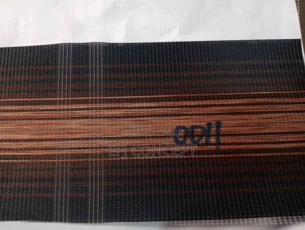 Blend of Oxblood/ Dark Brown Lines for Day and Night Window Blind