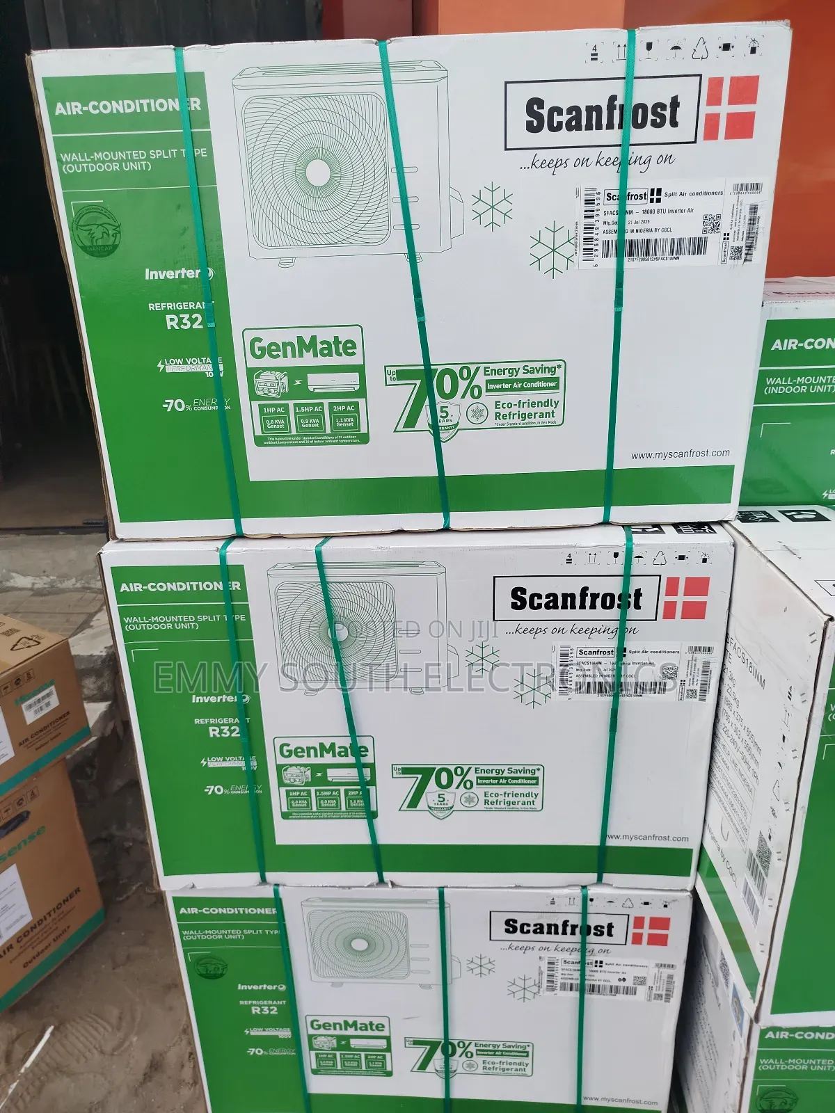 Scan Frost Gen Mate Inverter Split Units A/C 2hp 70% Of  Energy