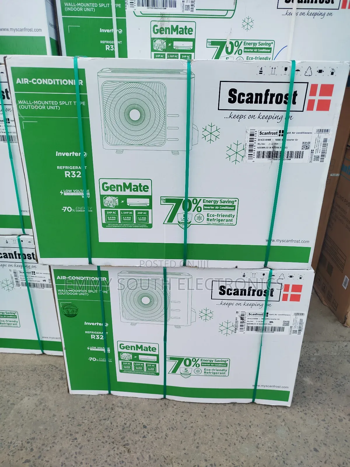 Scan Frost Gen Mate Inverter Split Units A/C 2hp 70% Of  Energy