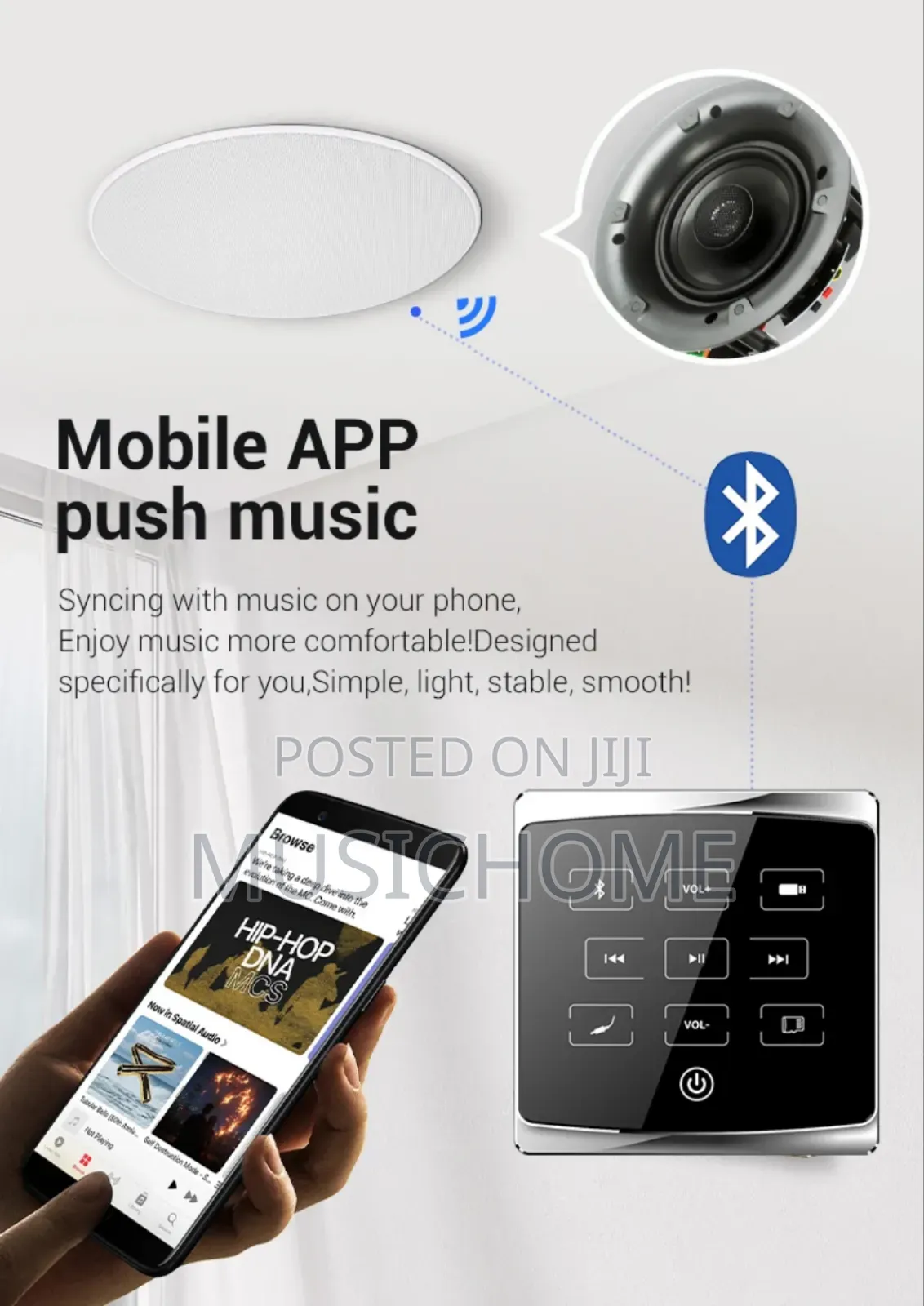 Bluetooth Inwall Smart Amplifier