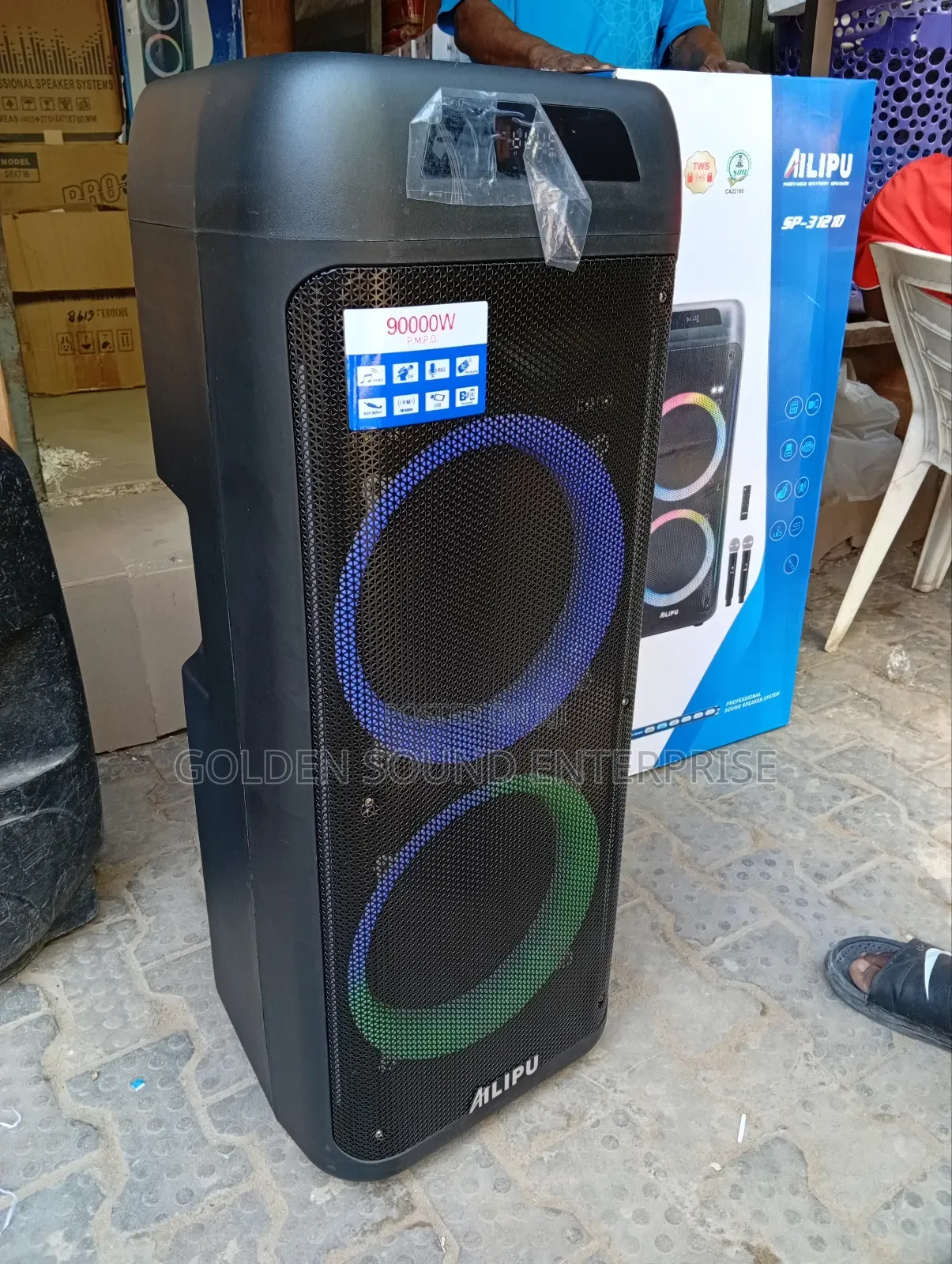 Ailipu Wireless Party Speakers Model Sp3121d