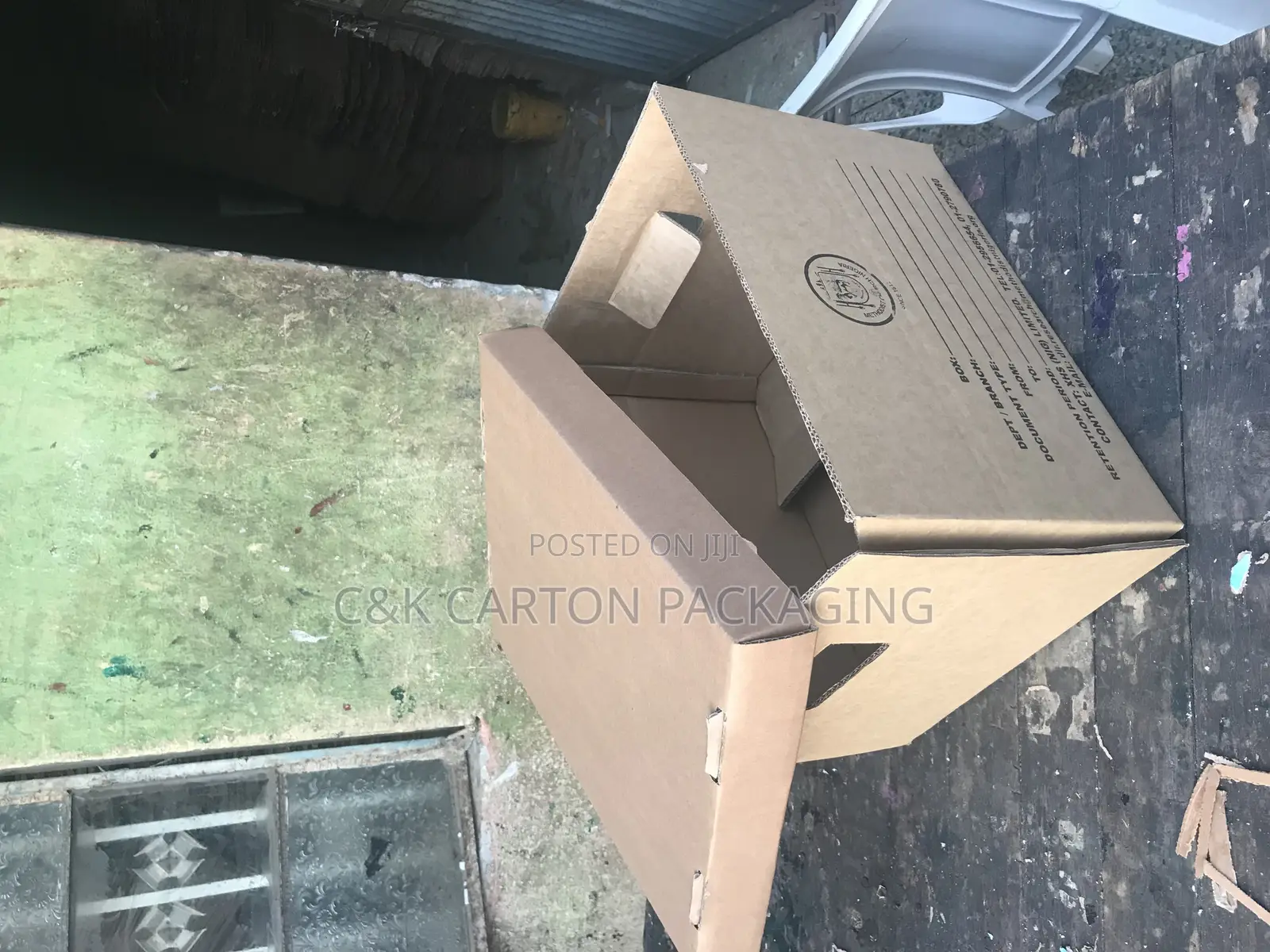 Bottom and Cover One Colour Printed