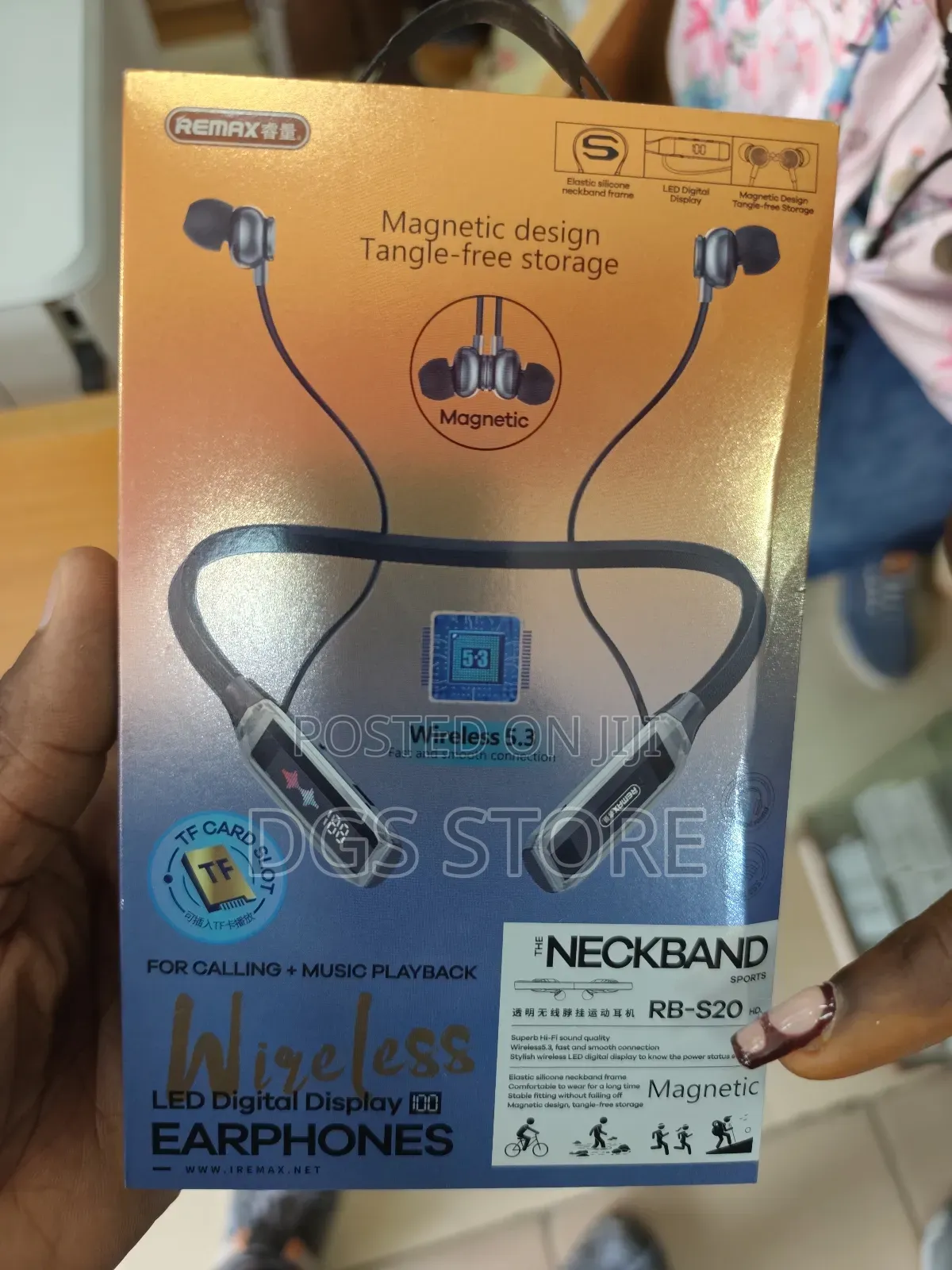 Remax Rb S20 Neckband Magnetic Bluetooth