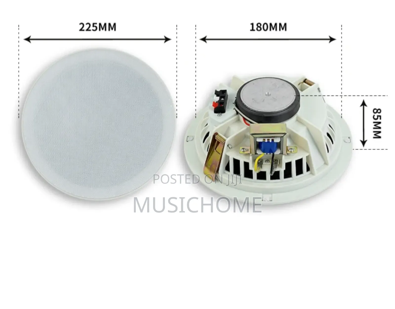 Frameless Inches Ceiling Speaker 50w With Transformer