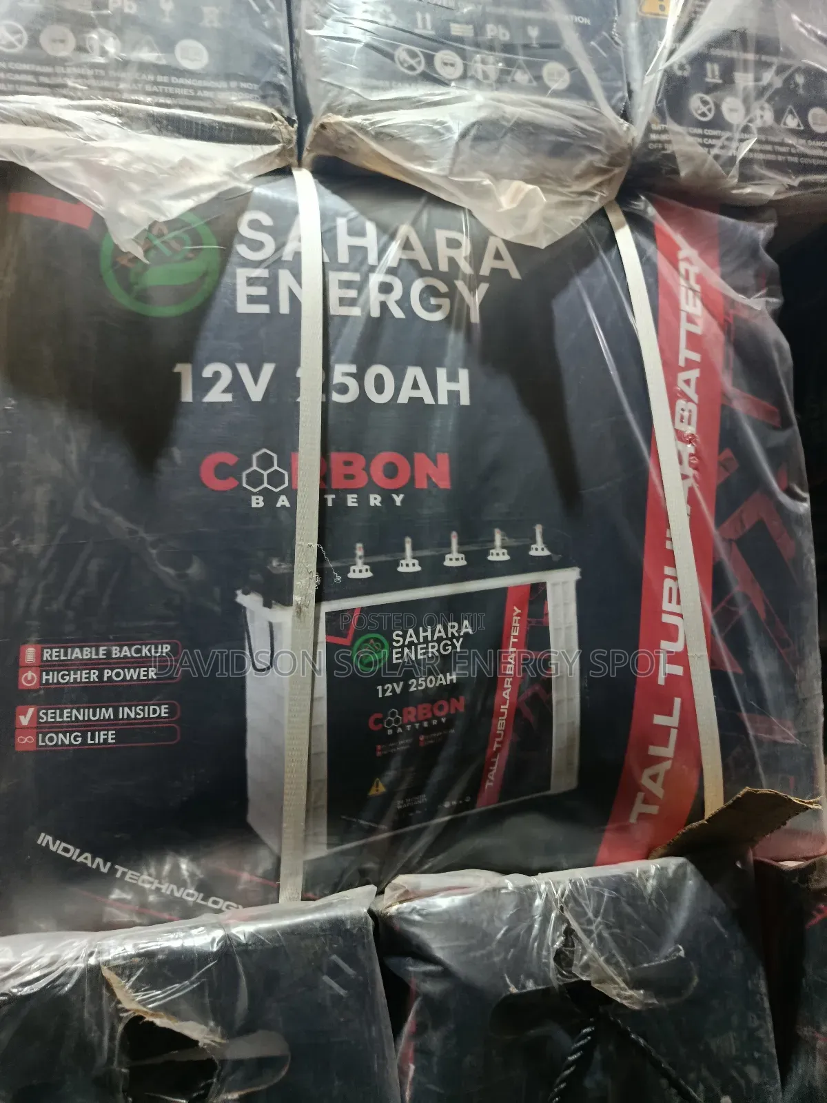 250arh Sahara Solar Tubular Battery