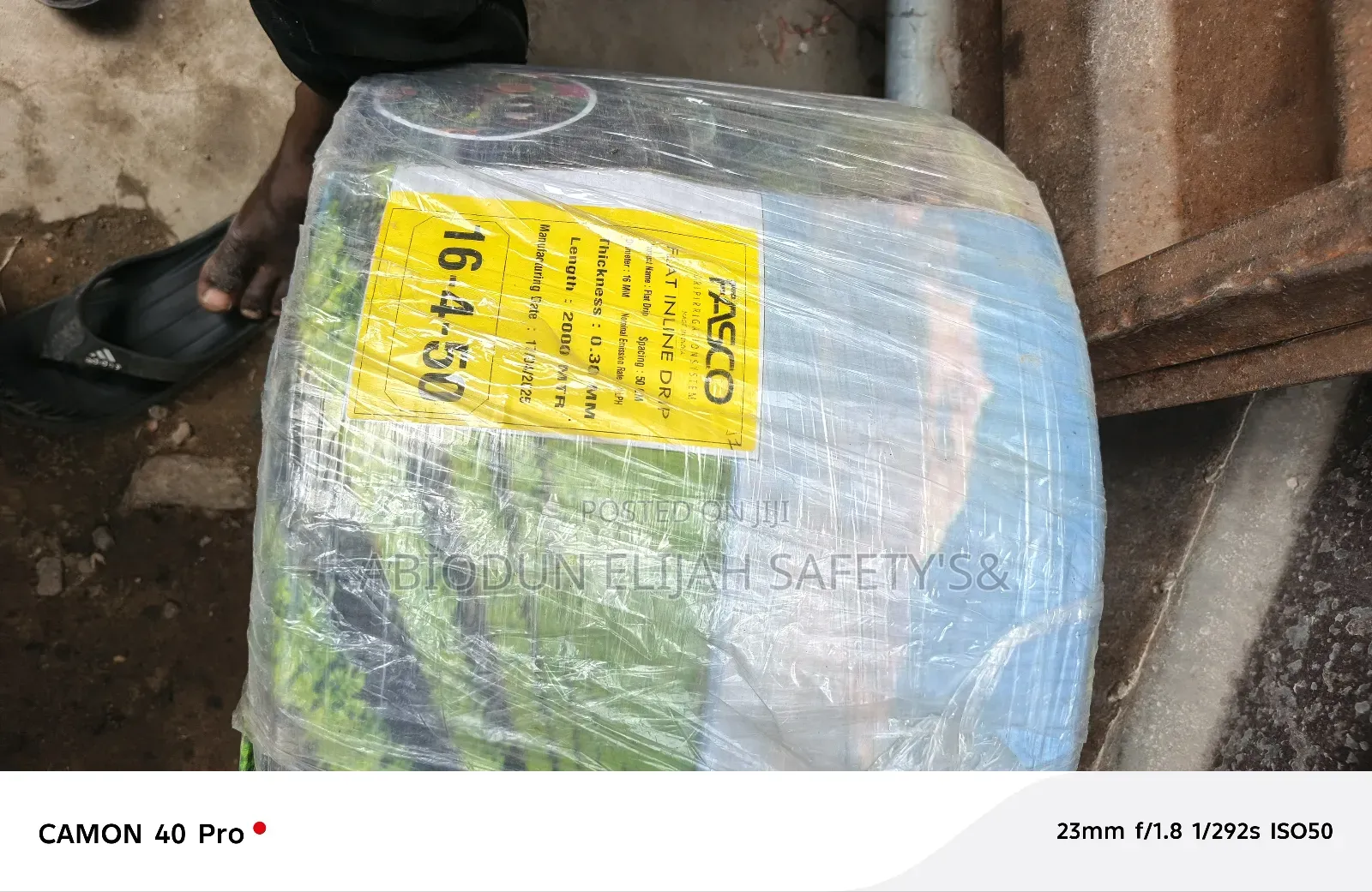 Irrigation Drip Tape 16mm-30cm by 1500 Meters)