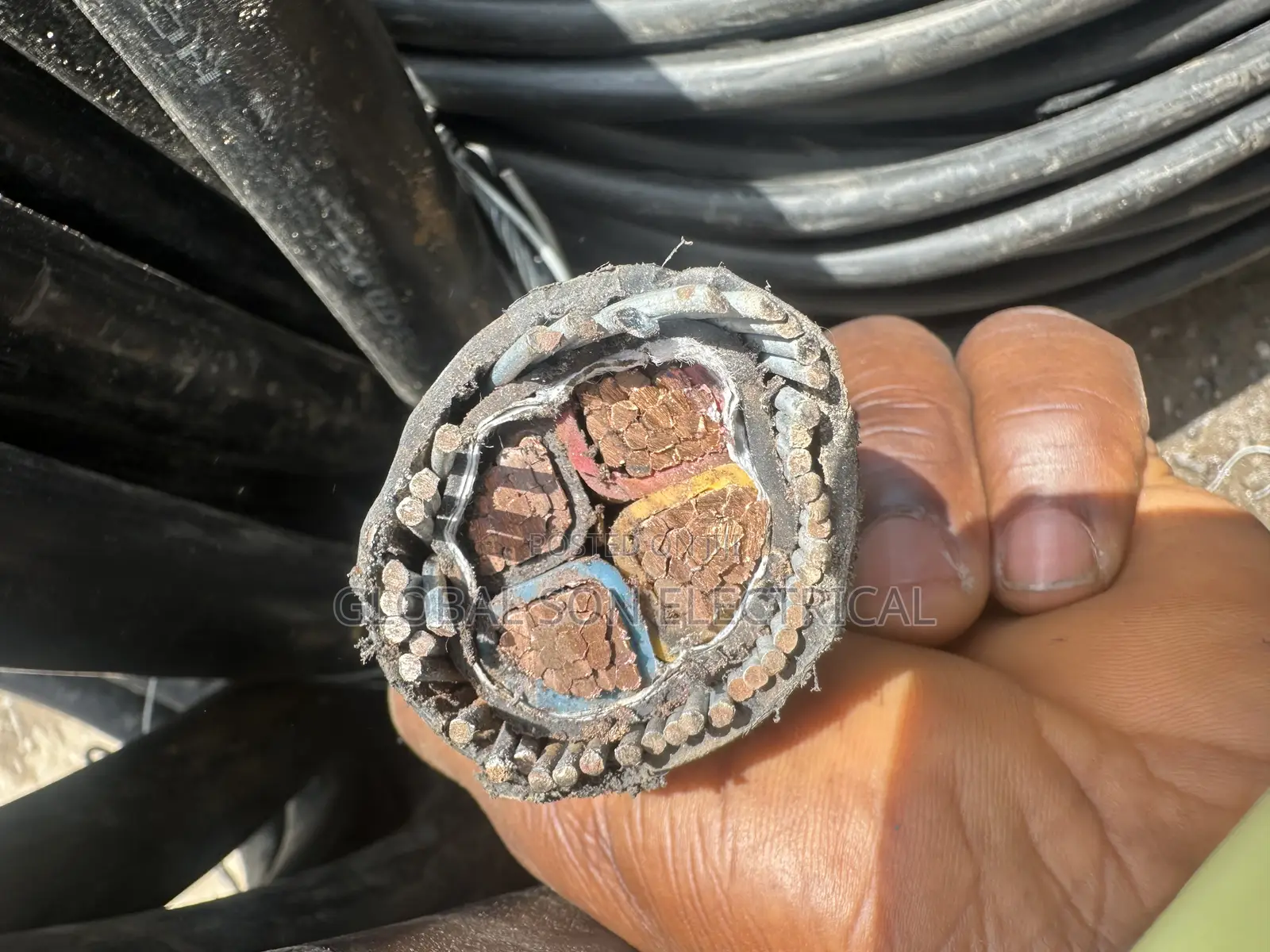 70mmx4core Nigerchin Armored Cable