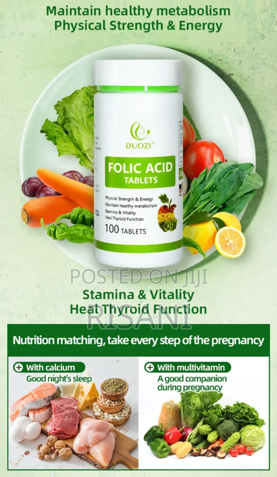 Folic Acid Tablets by 100 Pieces