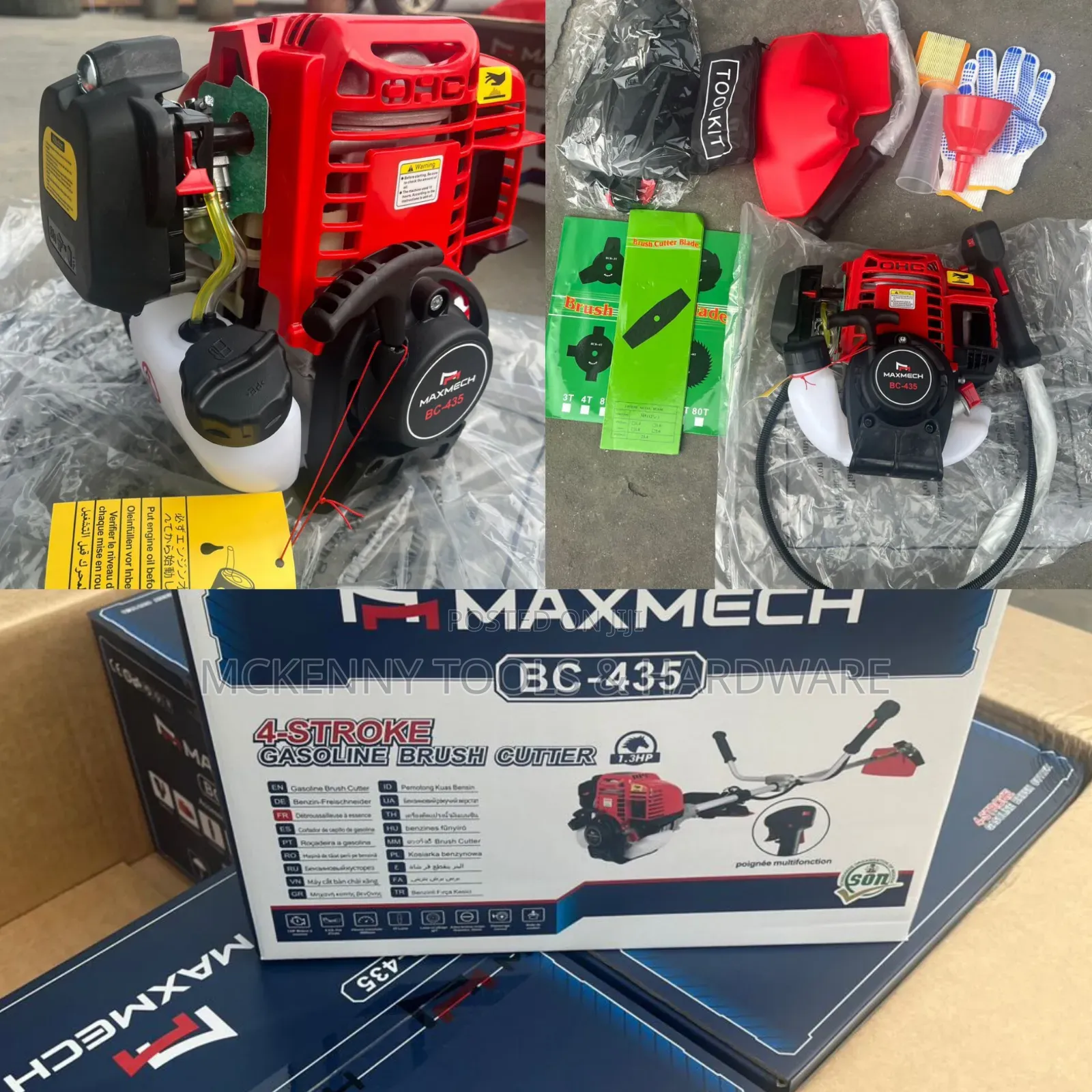 Maxmech Bc-435 4-stroke Gasoline Brush Cutte