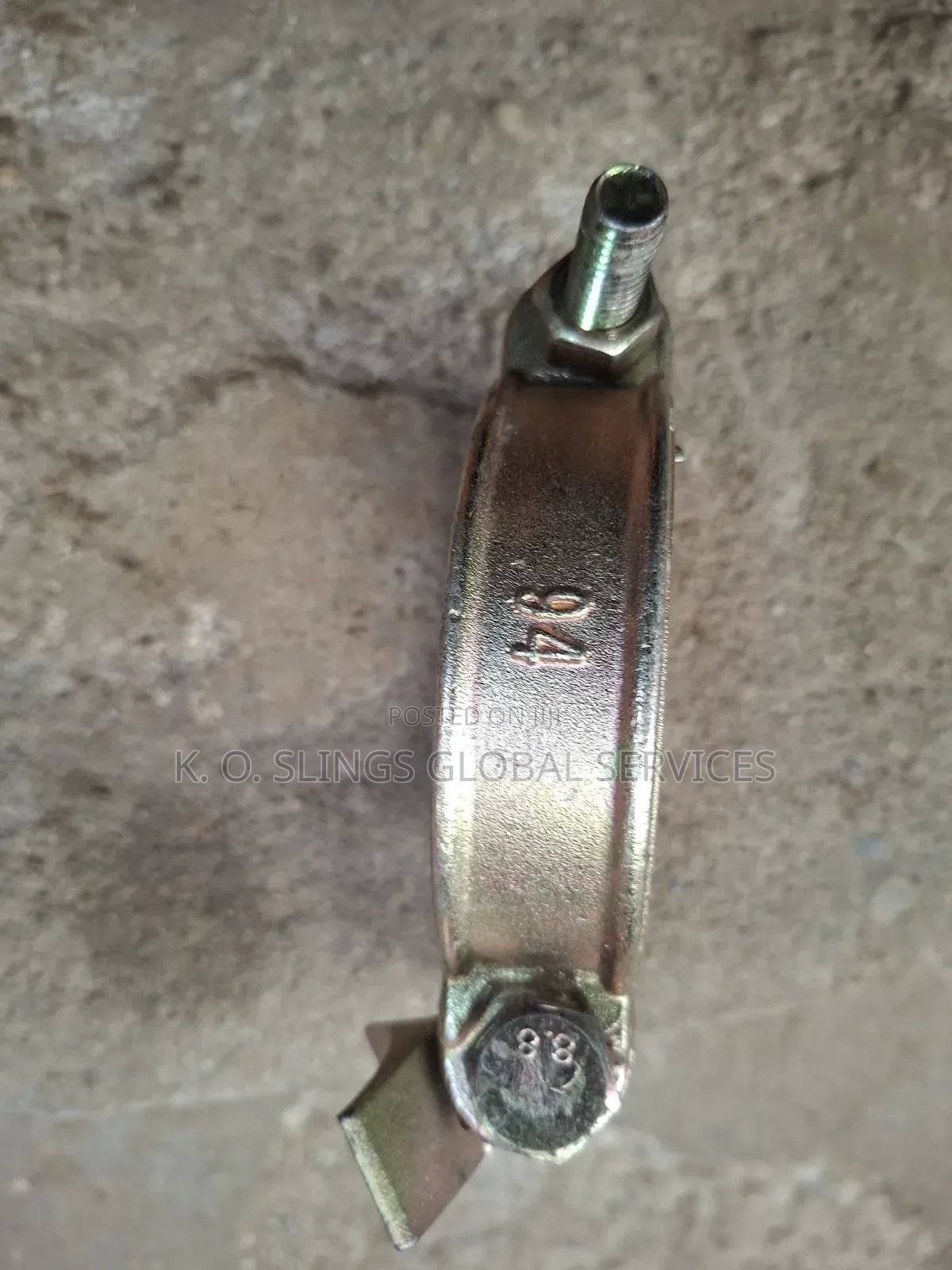 Double Bolt Hose Clamp 3"