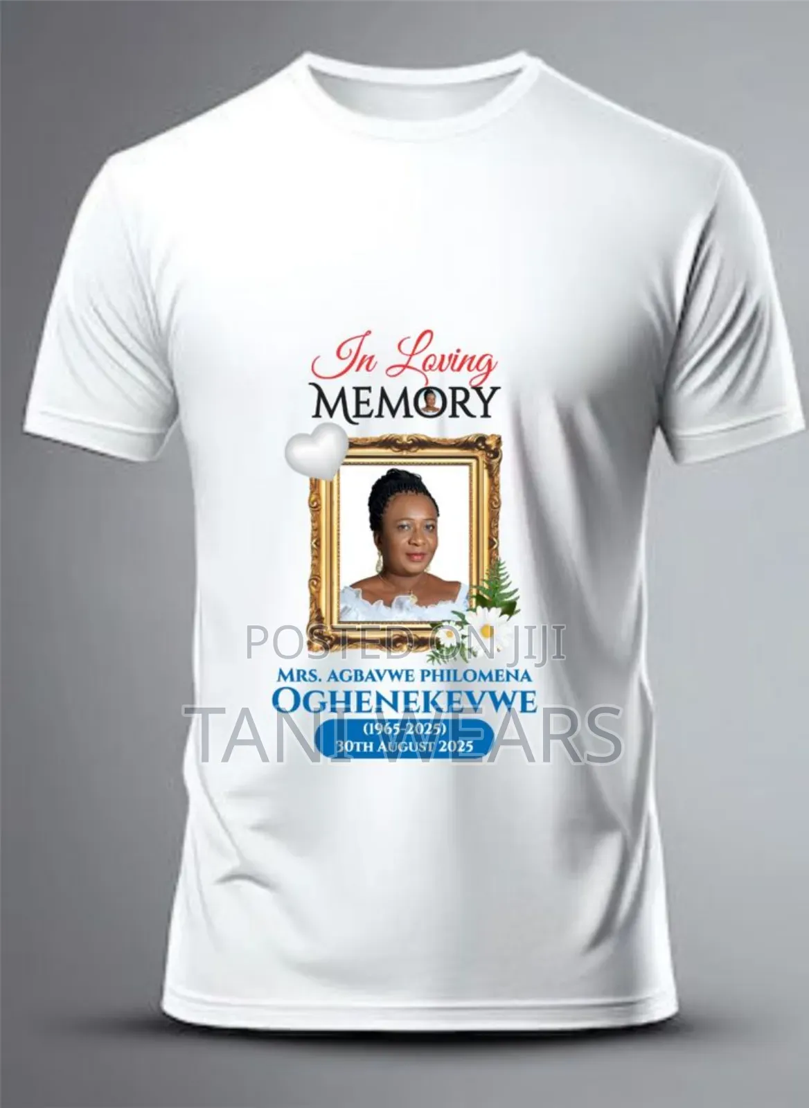 Customize Shirt White Picture