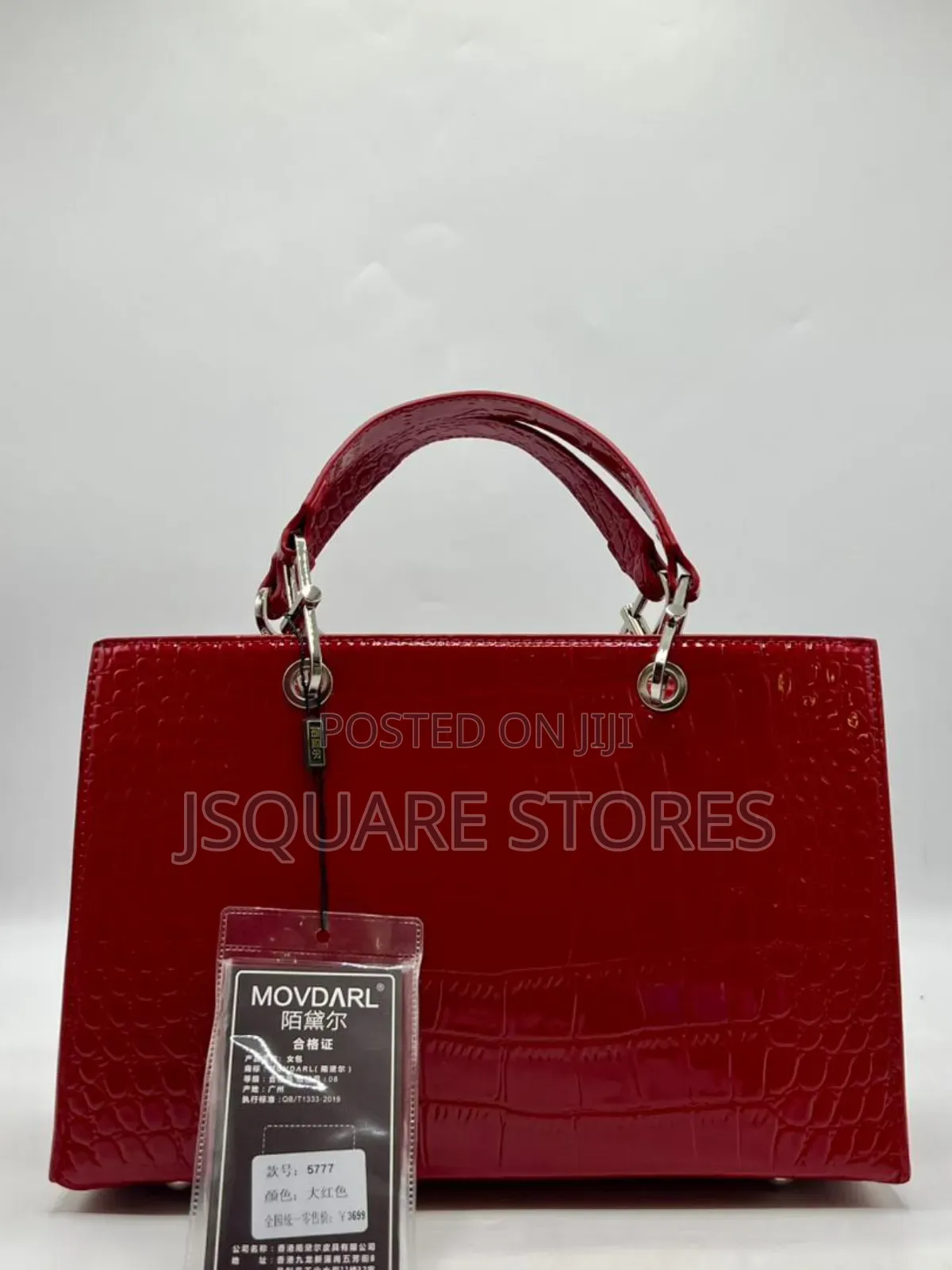 Croc-Embossed Medium Handbags Are Available in 3 Colours