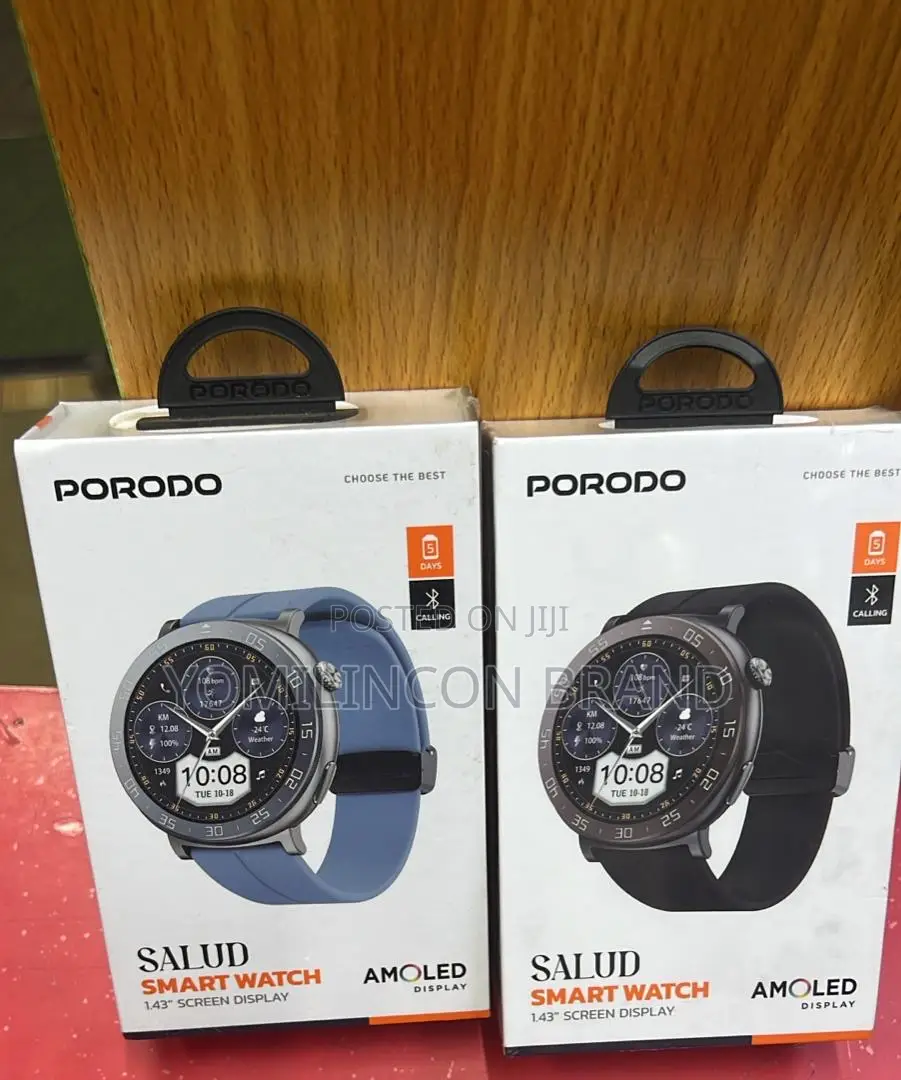 Porodo Salud Smart Watch 1.43" Screen Display
