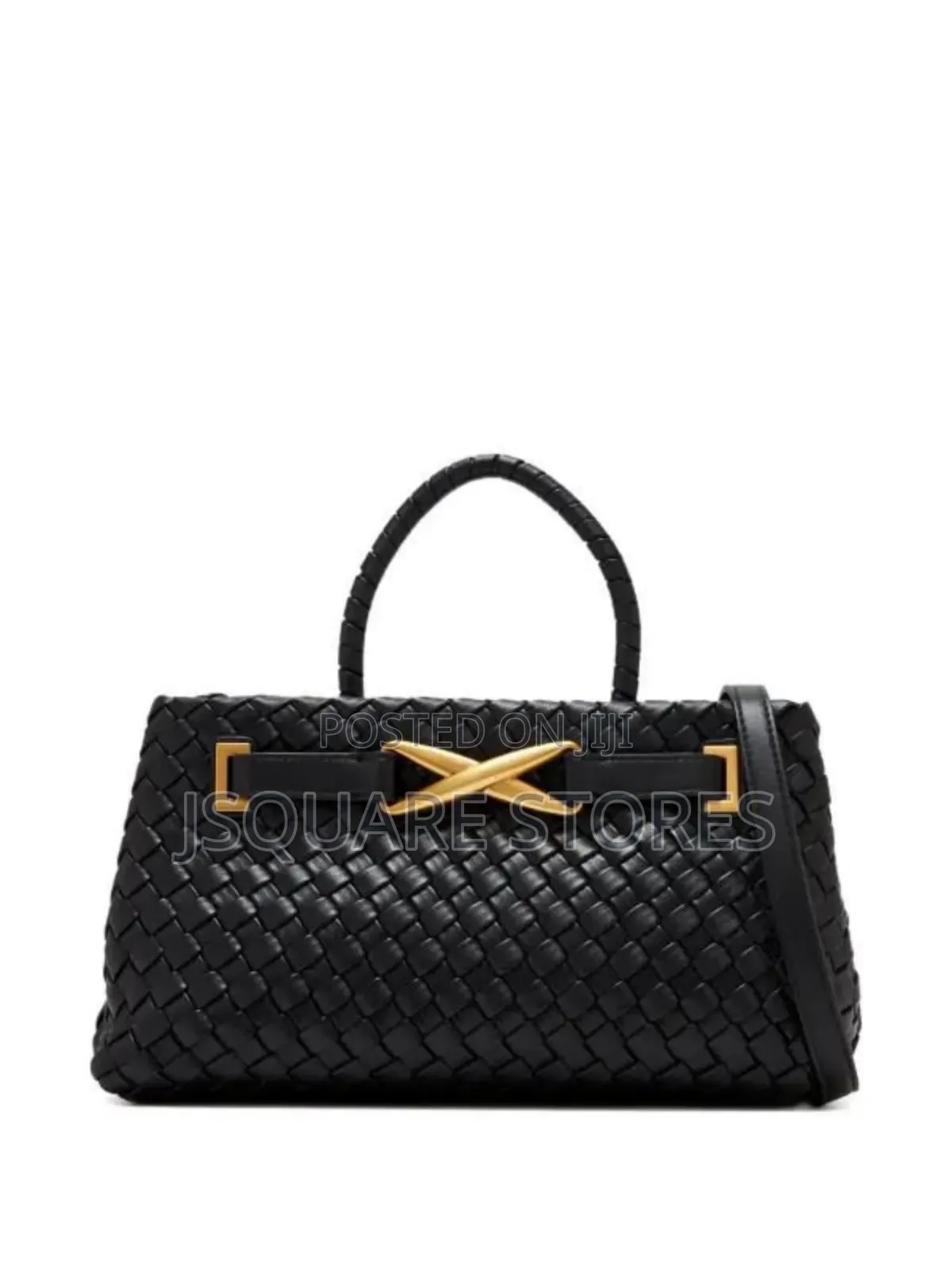 Jwpei Elora Woven Tote Bag, Available in Colours Black, Wine, Coffee
