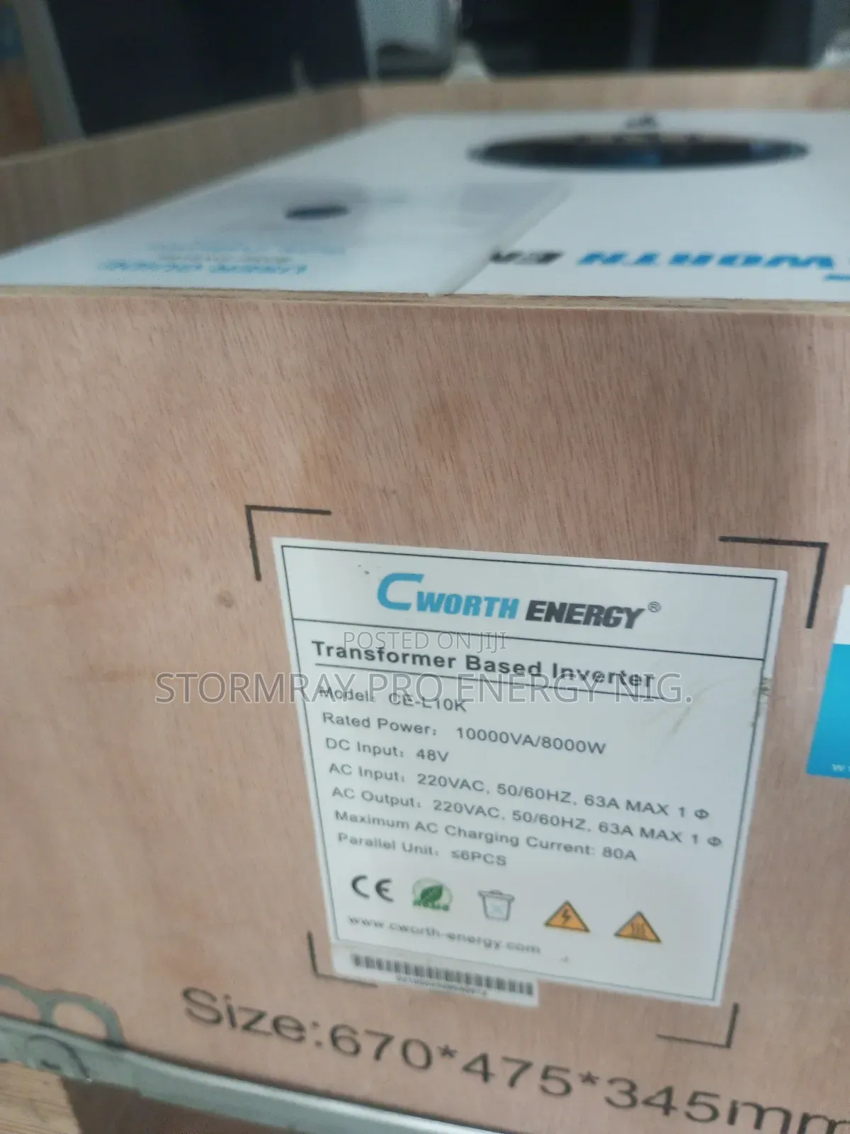10kva Cworth Non Hybrid Transformer Based Inverter