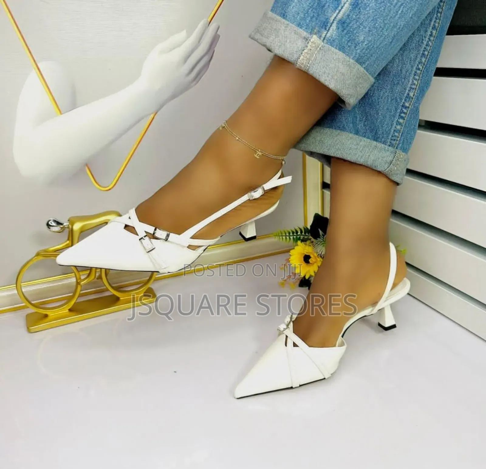 Trending Ladies Sandals With Kitten Heels Available in Sizes: 37 to 42