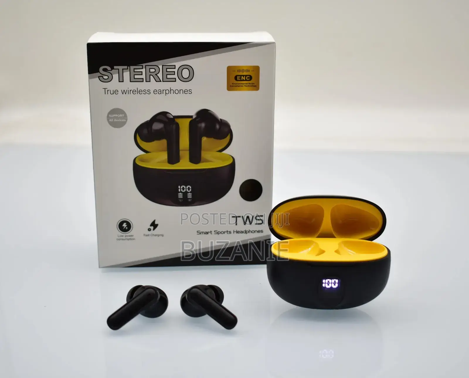 Bluetooth Earbud Noise Cancellation Earpiece Bluetooth 5.4 Bass Earpod