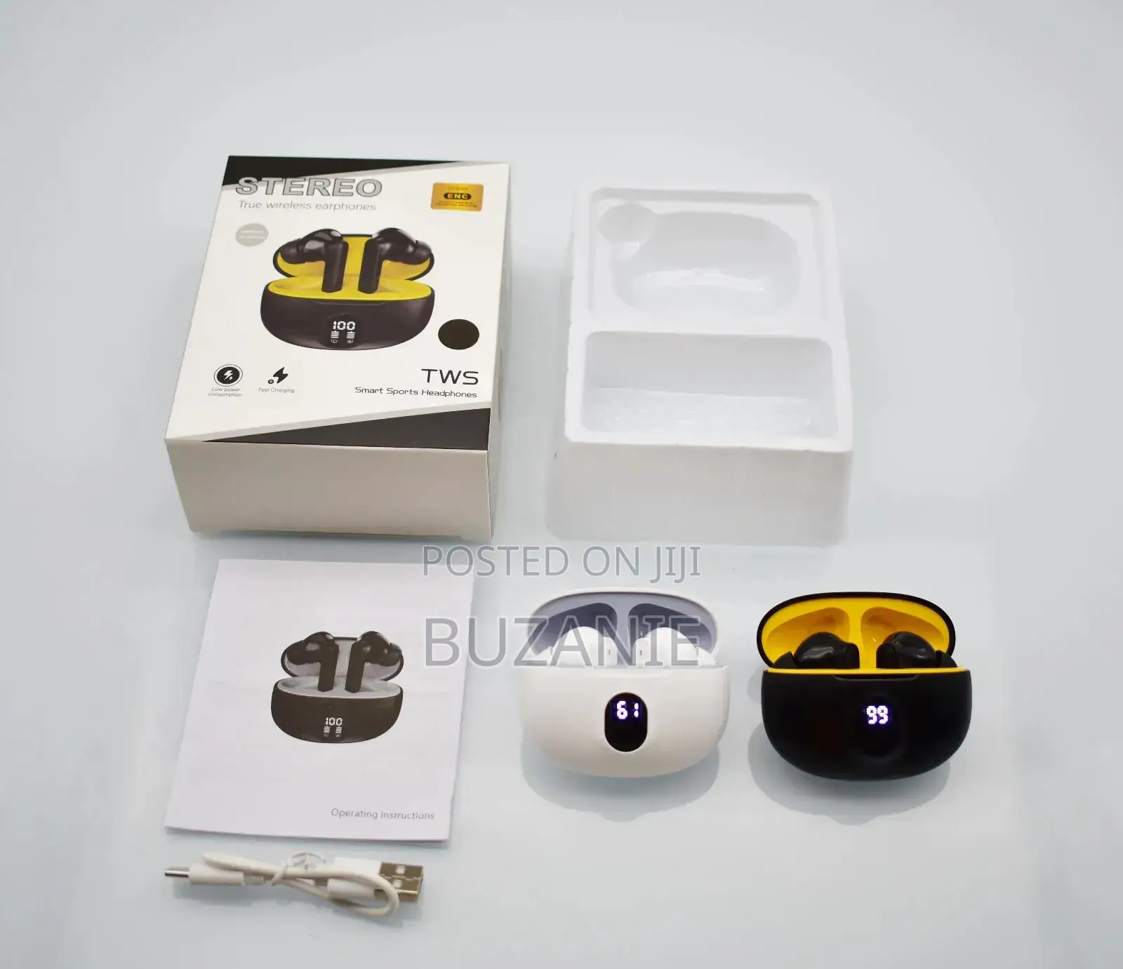 Bluetooth Earbud Noise Cancellation Earpiece Bluetooth 5.4 Bass Earpod