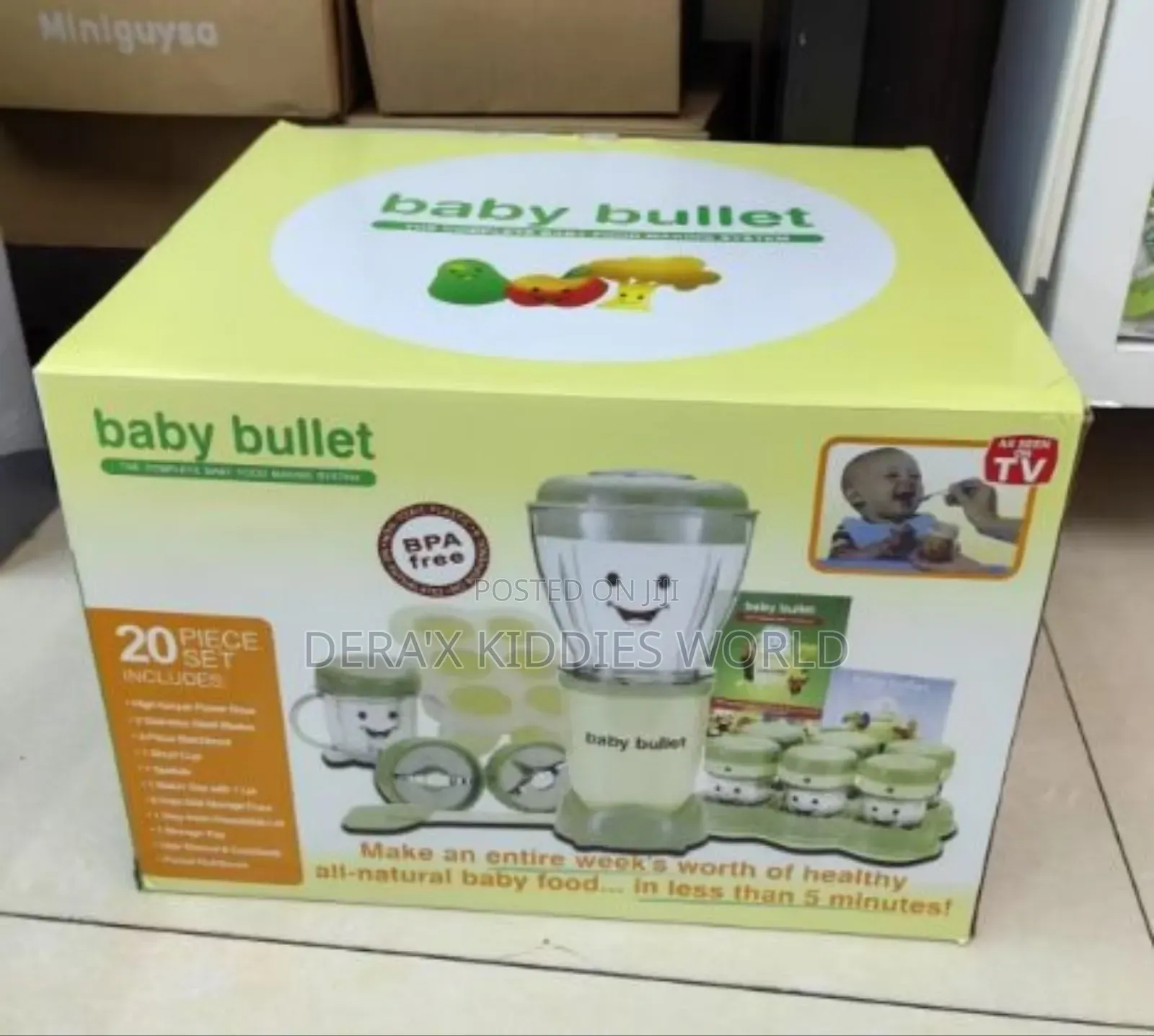 Baby Bullet Food Grinder With Accessories
