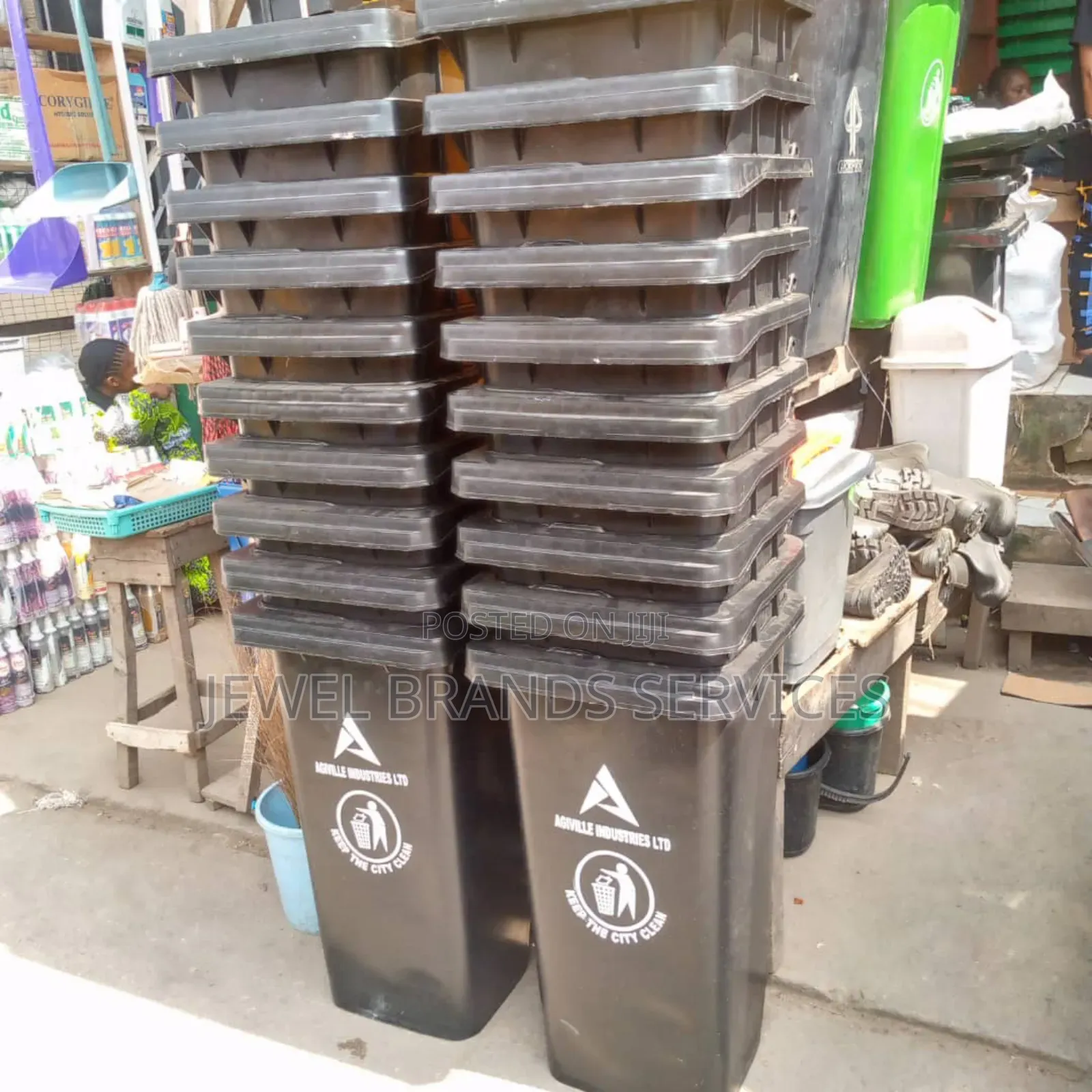 Durable 120 Litres Wheeler Bin