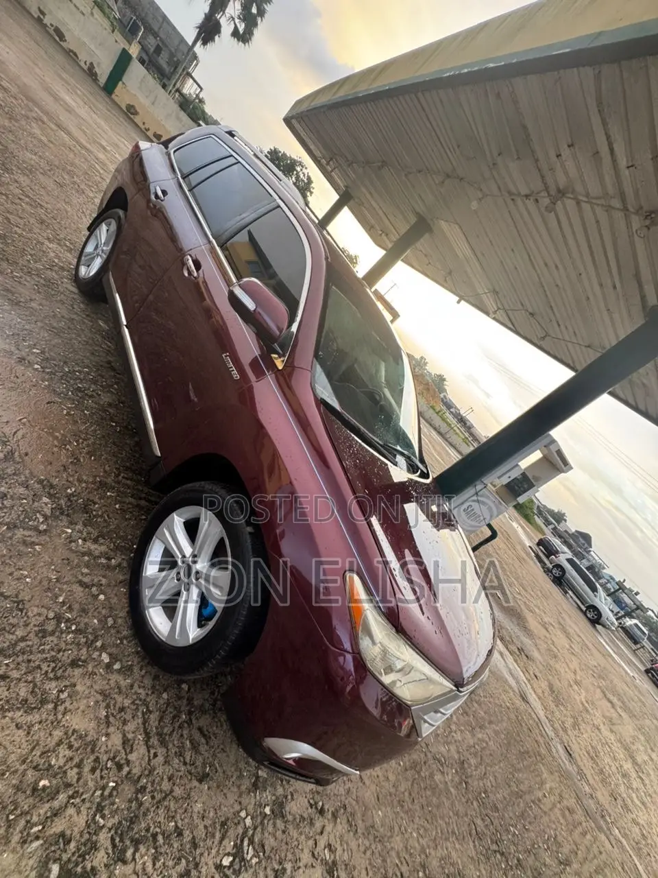 Toyota Highlander Limited 2010 Red