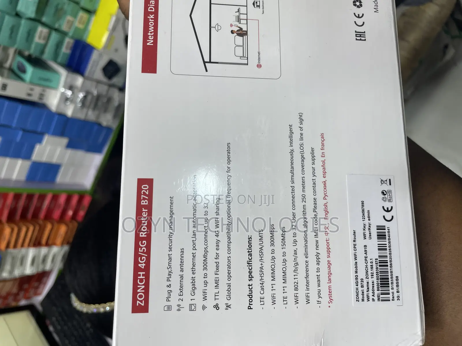 Zonch 4g/5g Mobile Wifi Router