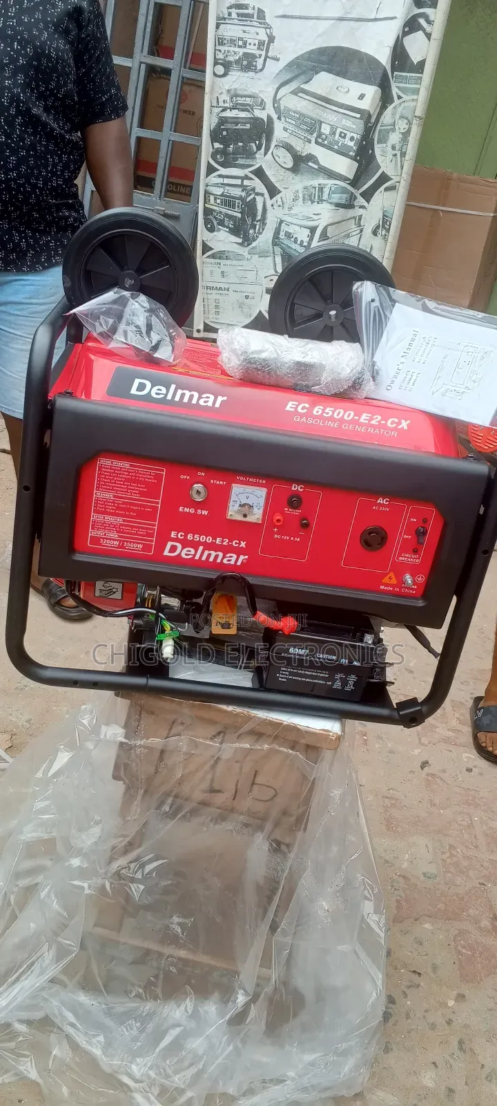 Original Delmar Generator 100% Copper Coin 3.5 Kva