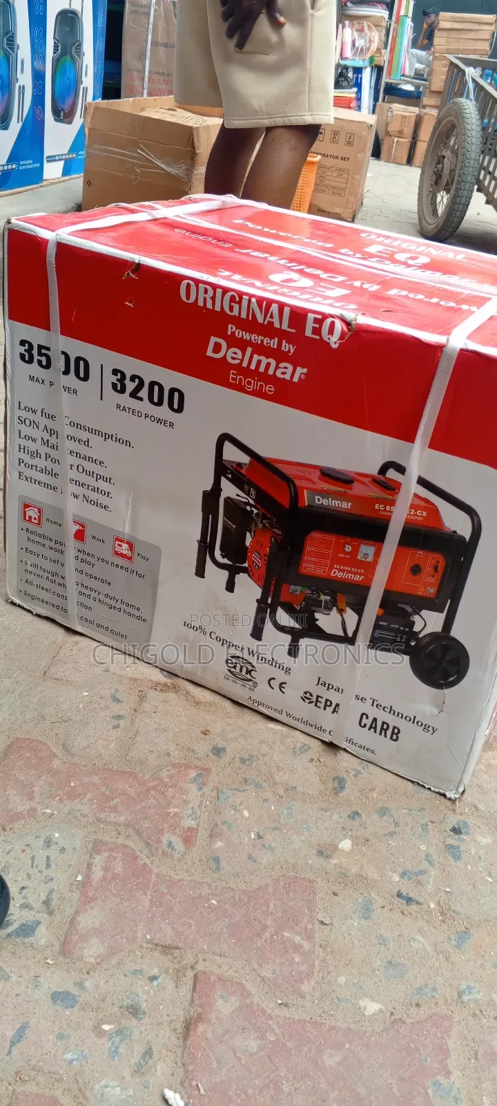 Original Delmar Generator 100% Copper Coil 3.5 Kva