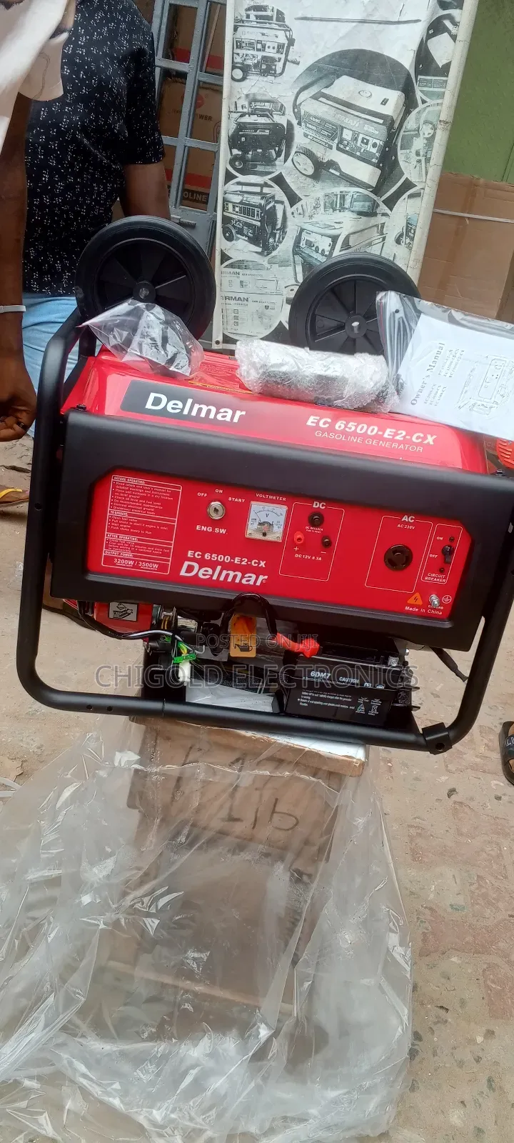 Original Delmar Generator 100% Copper Coil 3.5 Kva