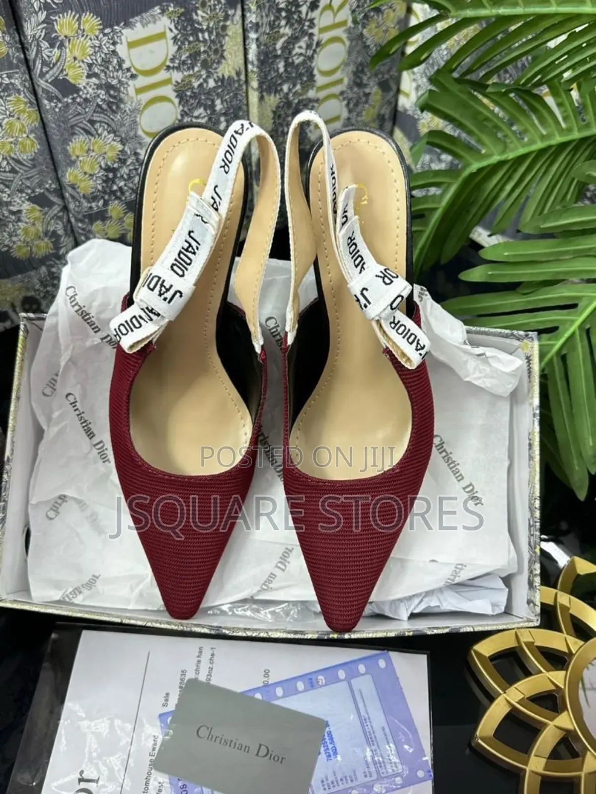 Dior Luxury Colours: Wine Nude Black. Sizes: 37 - 43 Luxury Package