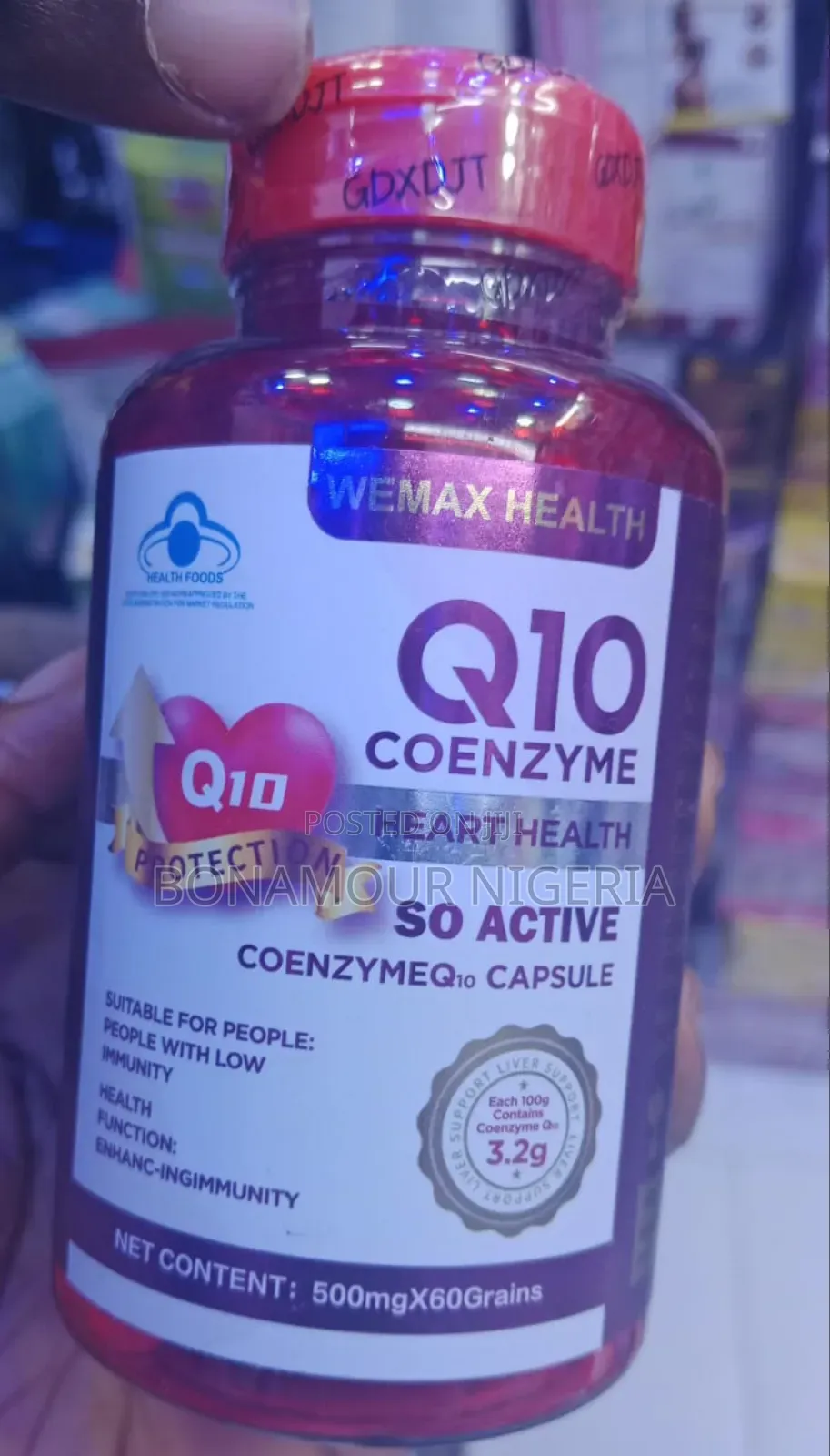 Wemax Health Coenzyme 500mg X 60caps