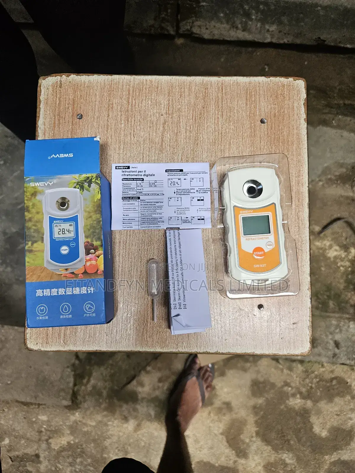 Digital Refractometer 0-93% Brix
