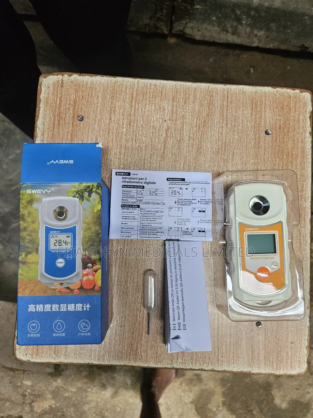 Digital Refractometer 0-93% Brix