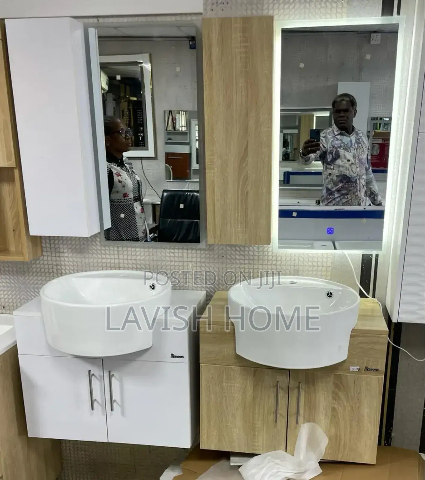 Wall Hung Vanity Cabinet With Mirror