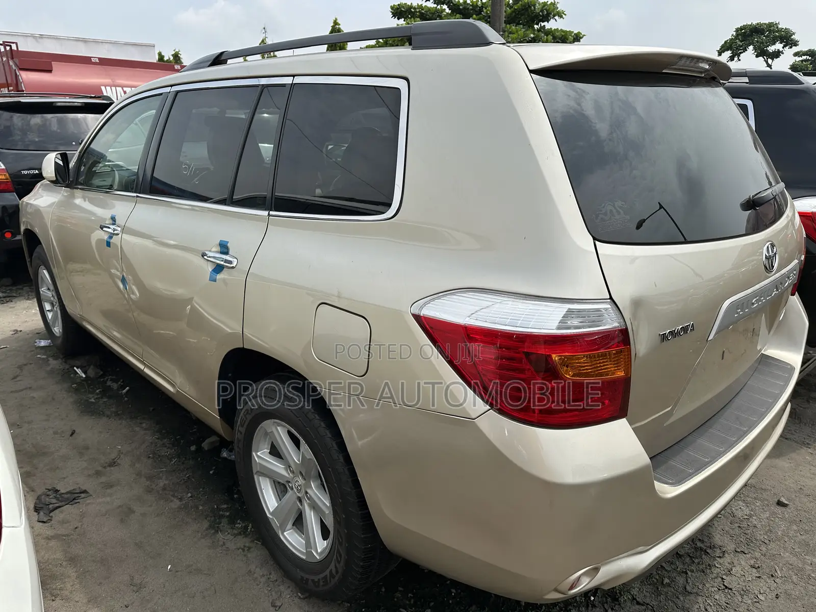 Toyota Highlander Limited 4x4 2008 Gold