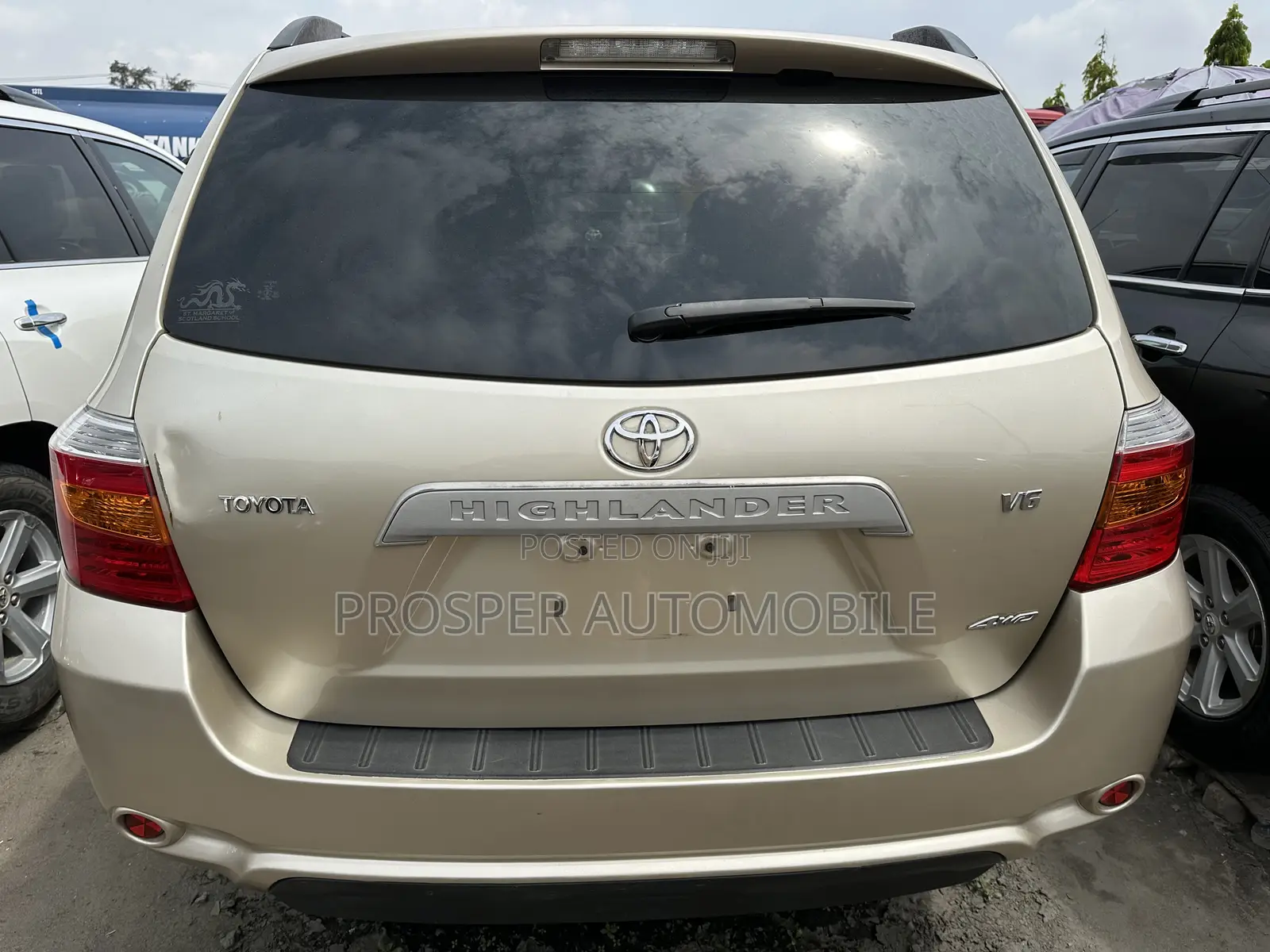 Toyota Highlander Limited 4x4 2008 Gold