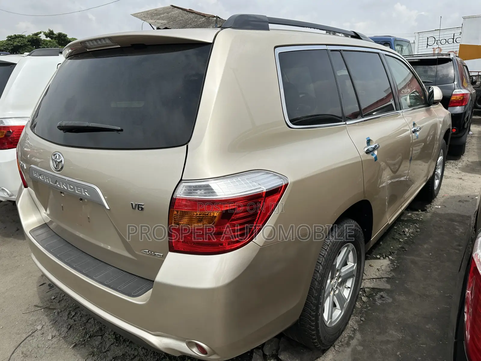 Toyota Highlander Limited 4x4 2008 Gold