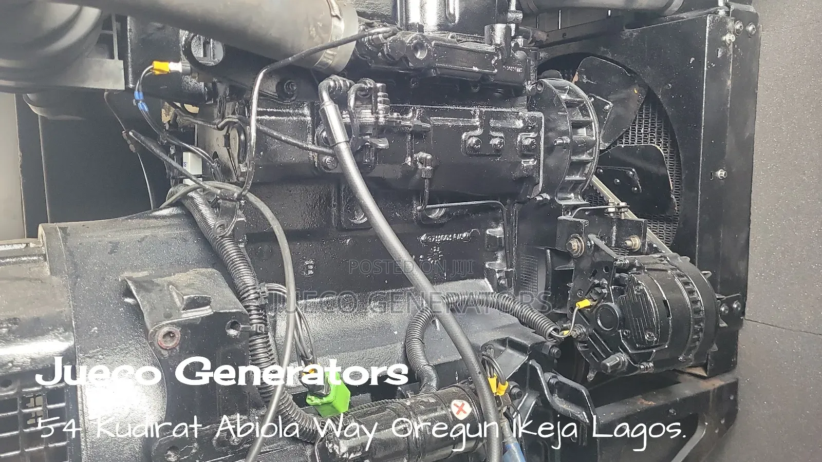 27kva Old Model Perkins Soundproof Generator for Sale.