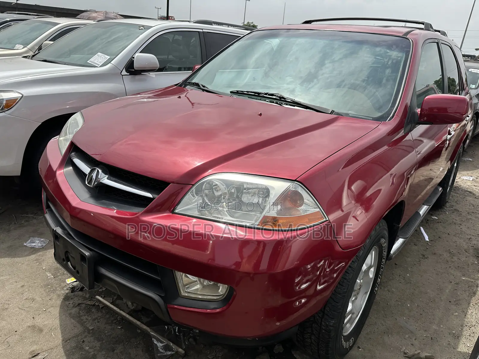 Acura MDX Premium 4dr SUV AWD (3.5L 6cyl 5A) 2005 Red