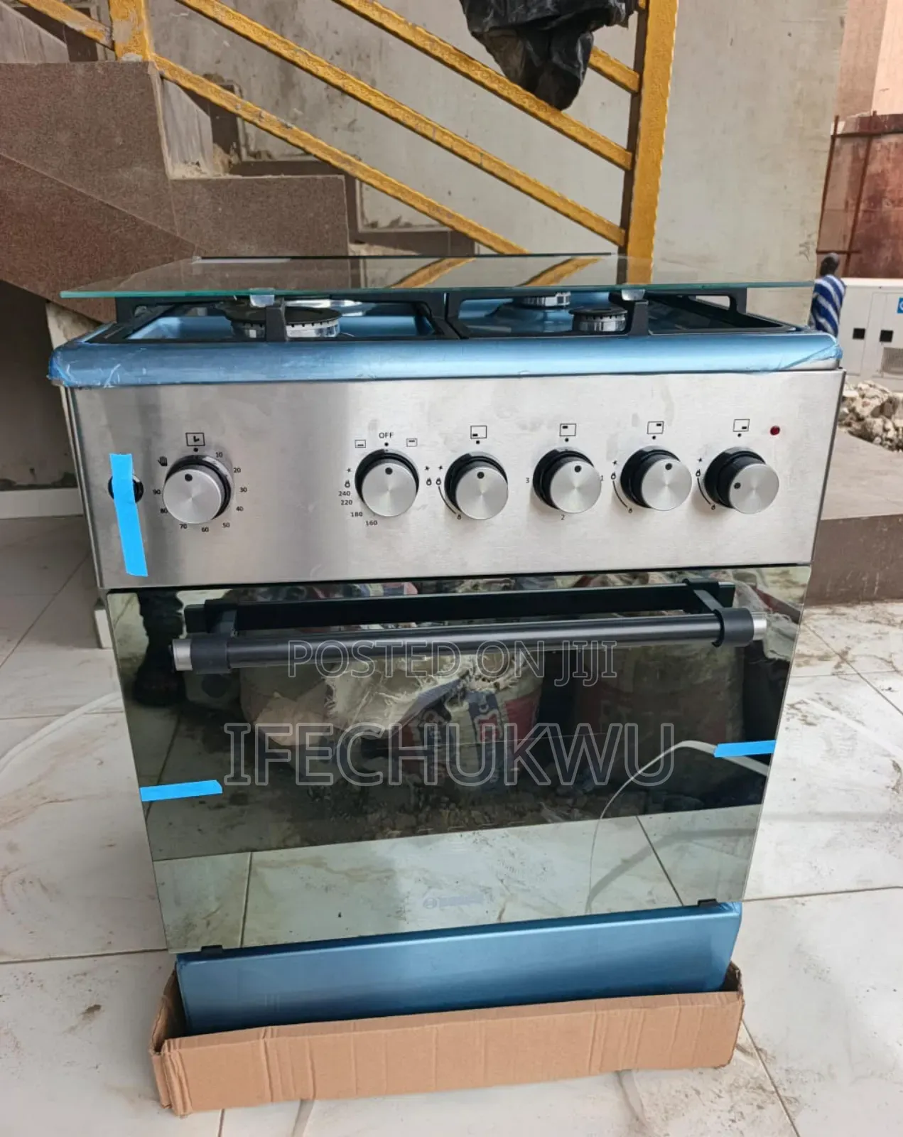 Original High Quality Bosch 60cm Stainless Steel Gas Electric Cooker