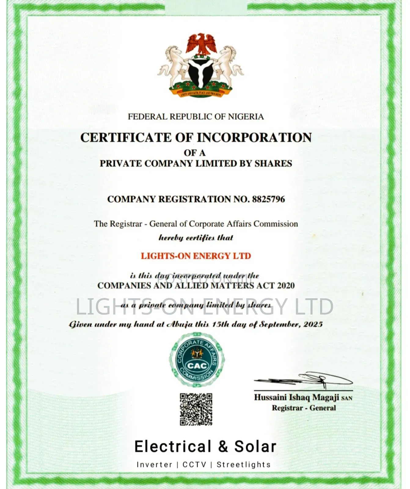 Electrical/Solar, CCTV Camera, Streetlights Installation Maintenance