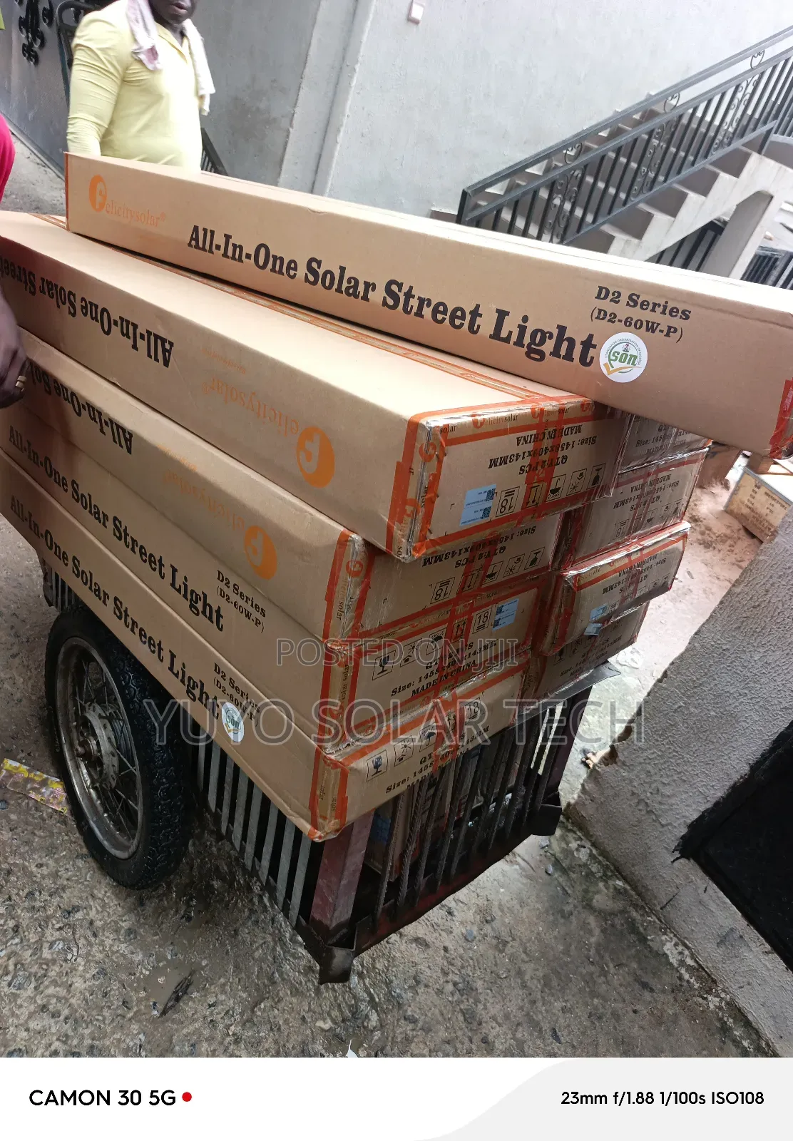 Felicity Solar P2 60w All-in-One Solar Street Light
