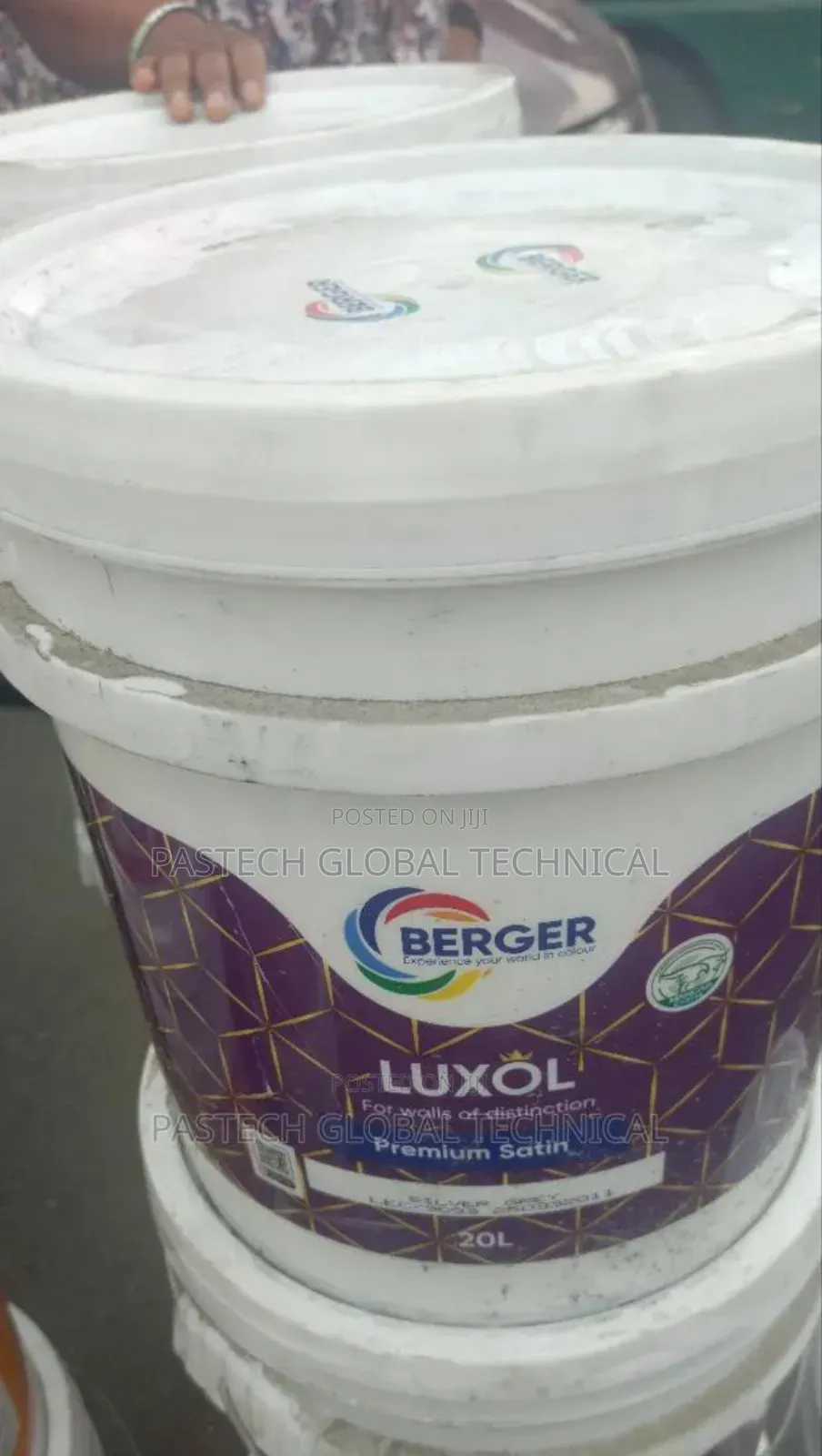 (Silver Grey) Berger Luxol Premium Satin // 20l Drum