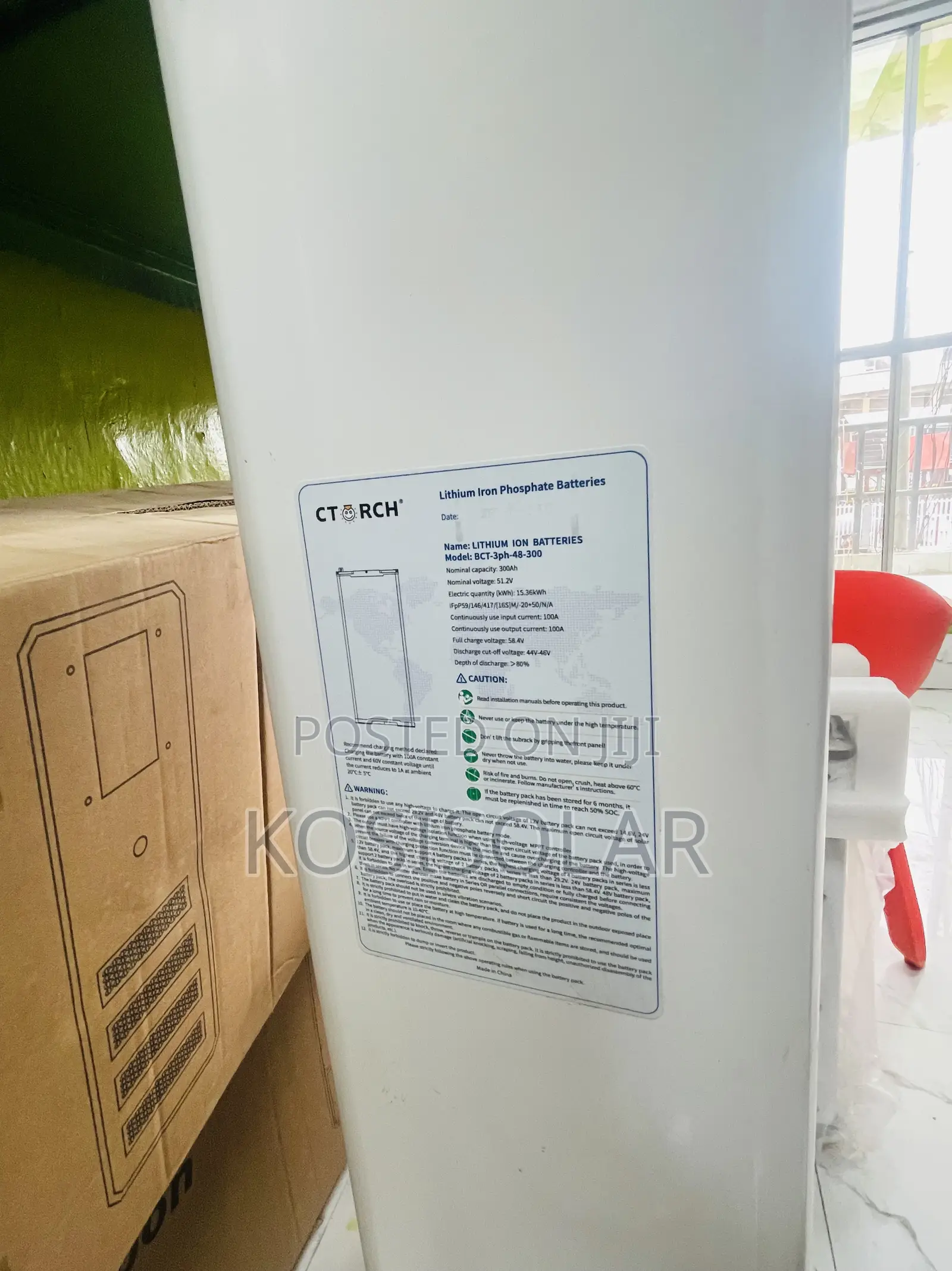 15.36kwh 51.2v Ctorch Lithium Ion Battery