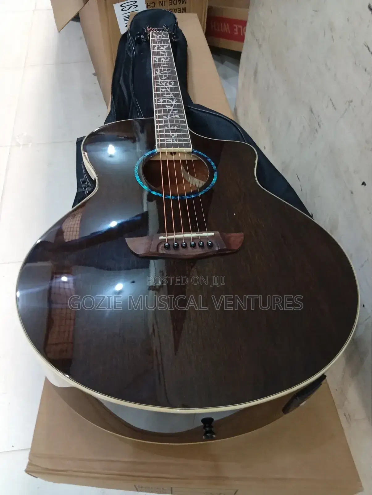 Bullfighter 6 Strings Semi Acoustic Guitar With Amazing Sound